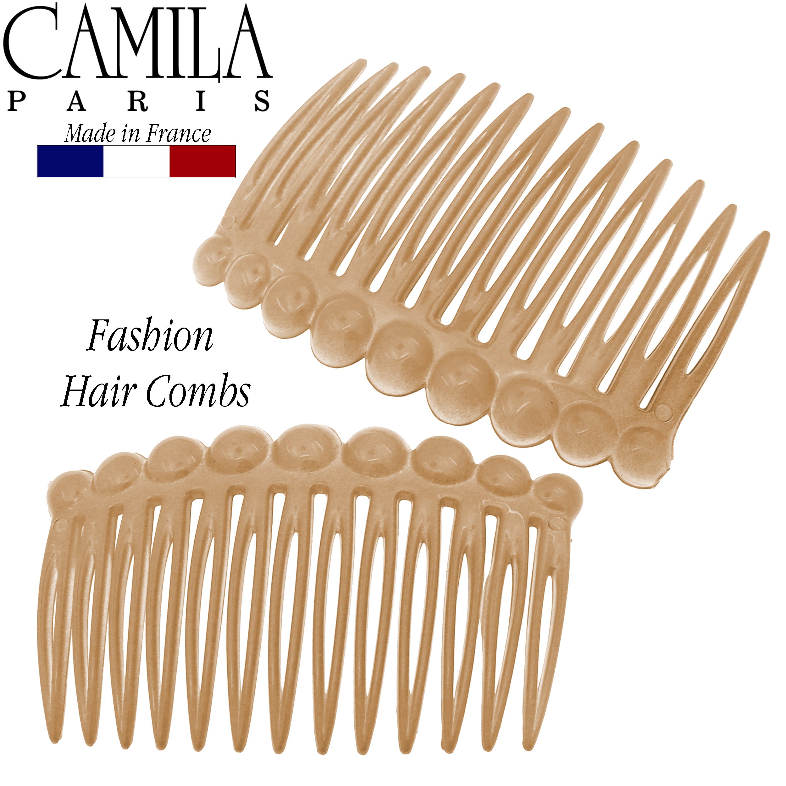 Camila Paris Detangling French side comb cellulose acetate