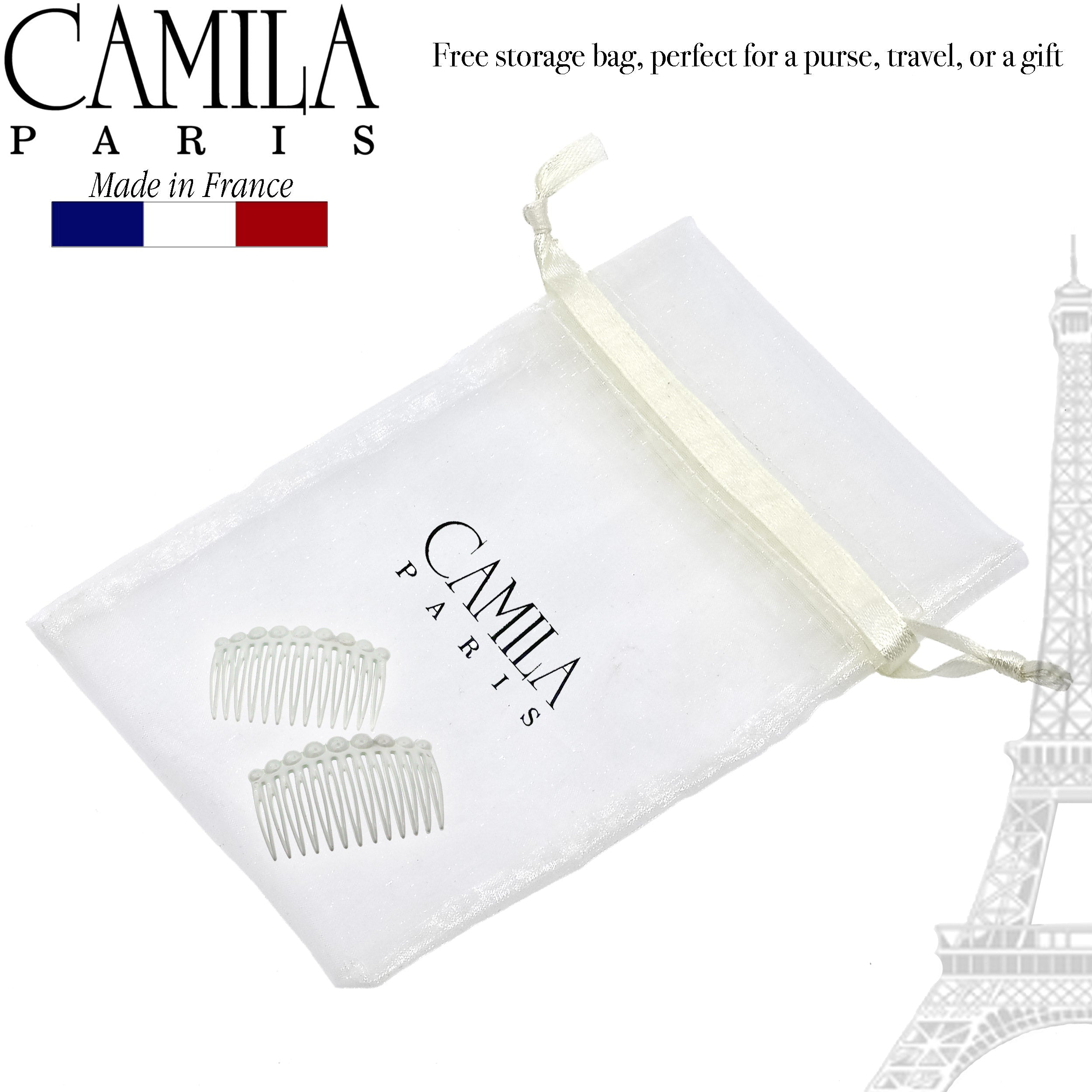 Camila Paris Detangling French side comb cellulose acetate
