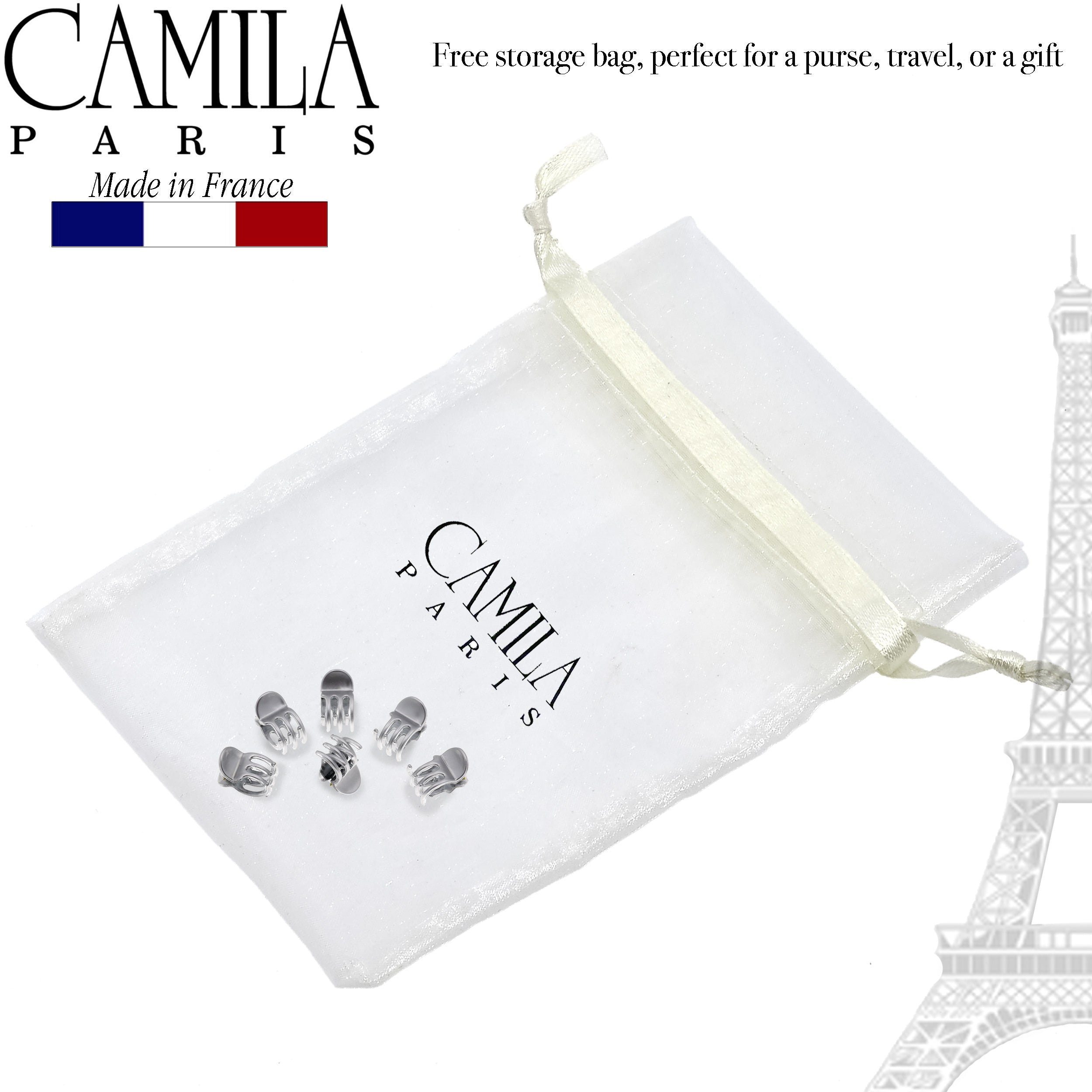 Camila Paris French hair clip cellulose acetate