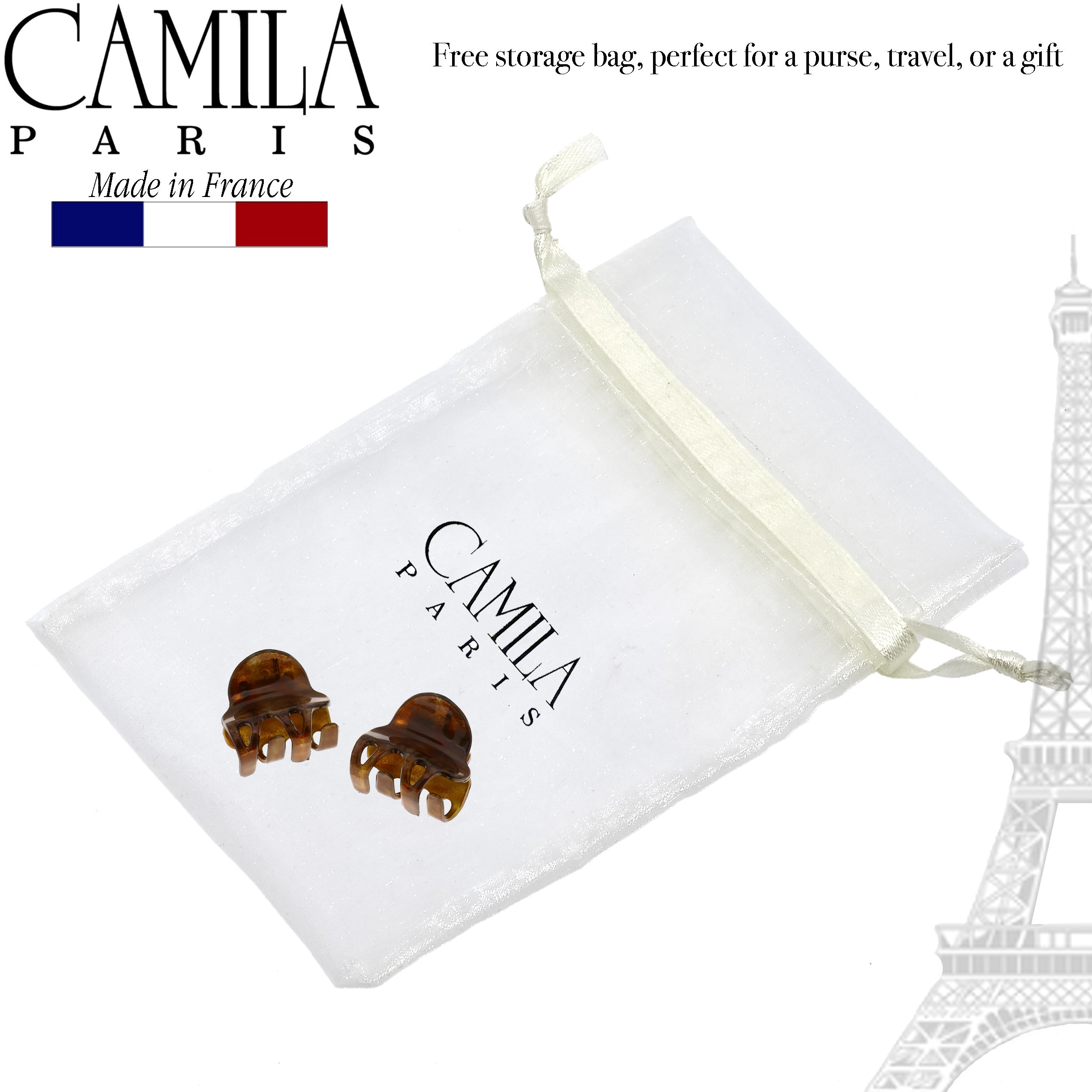 Camila Paris French hair clip cellulose acetate