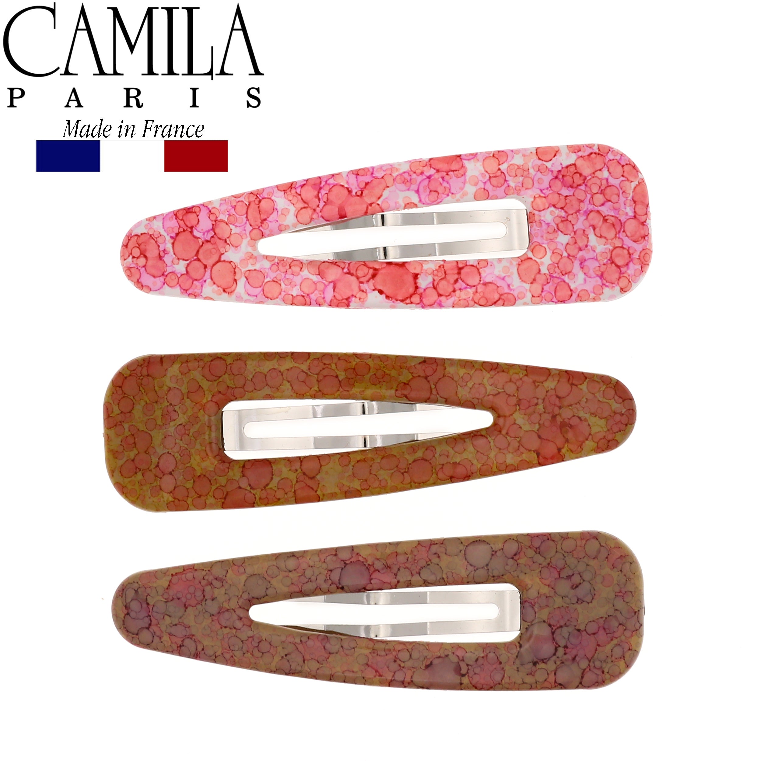 Camila Paris French barrette cellulose acetate