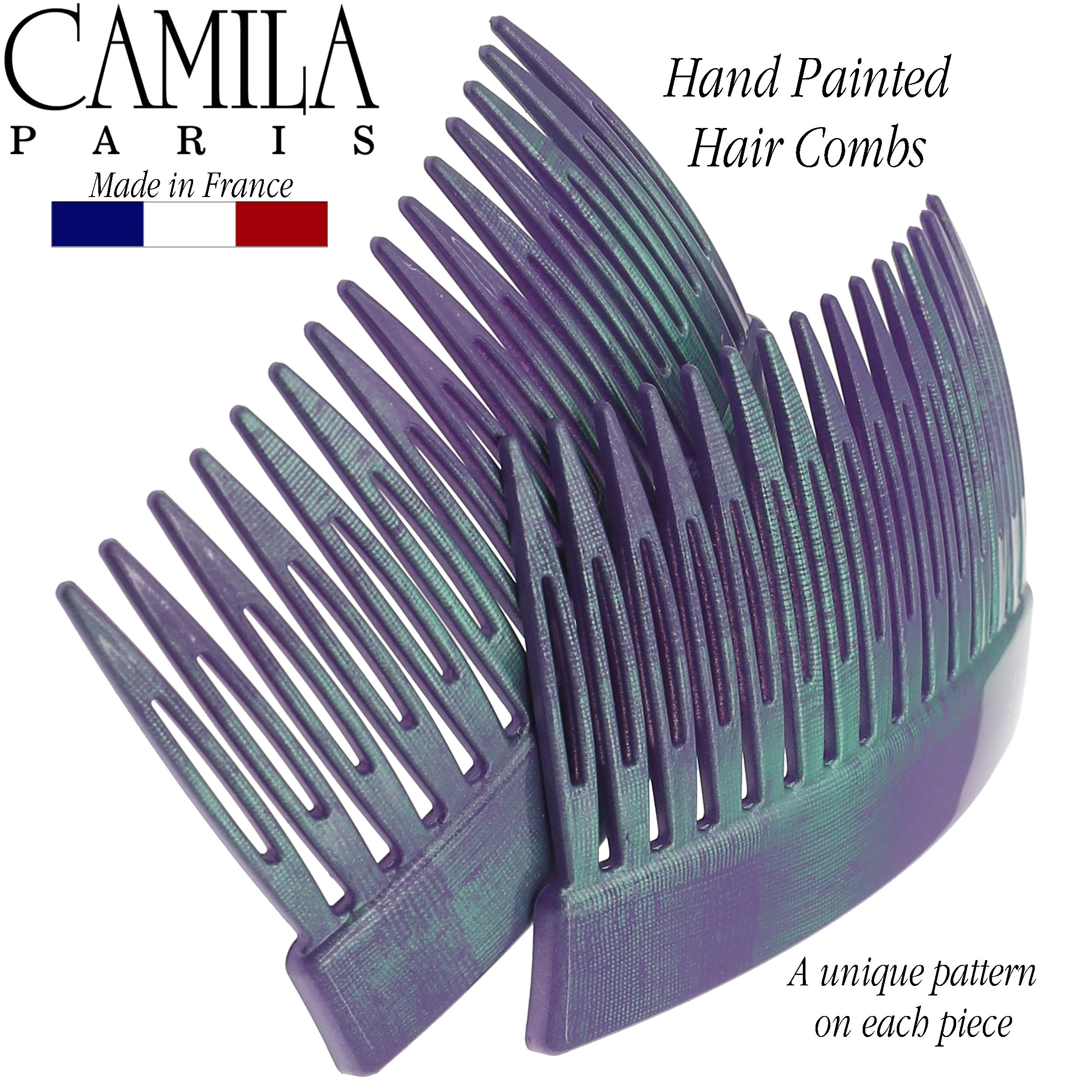 Camila Paris Detangling French side comb cellulose acetate