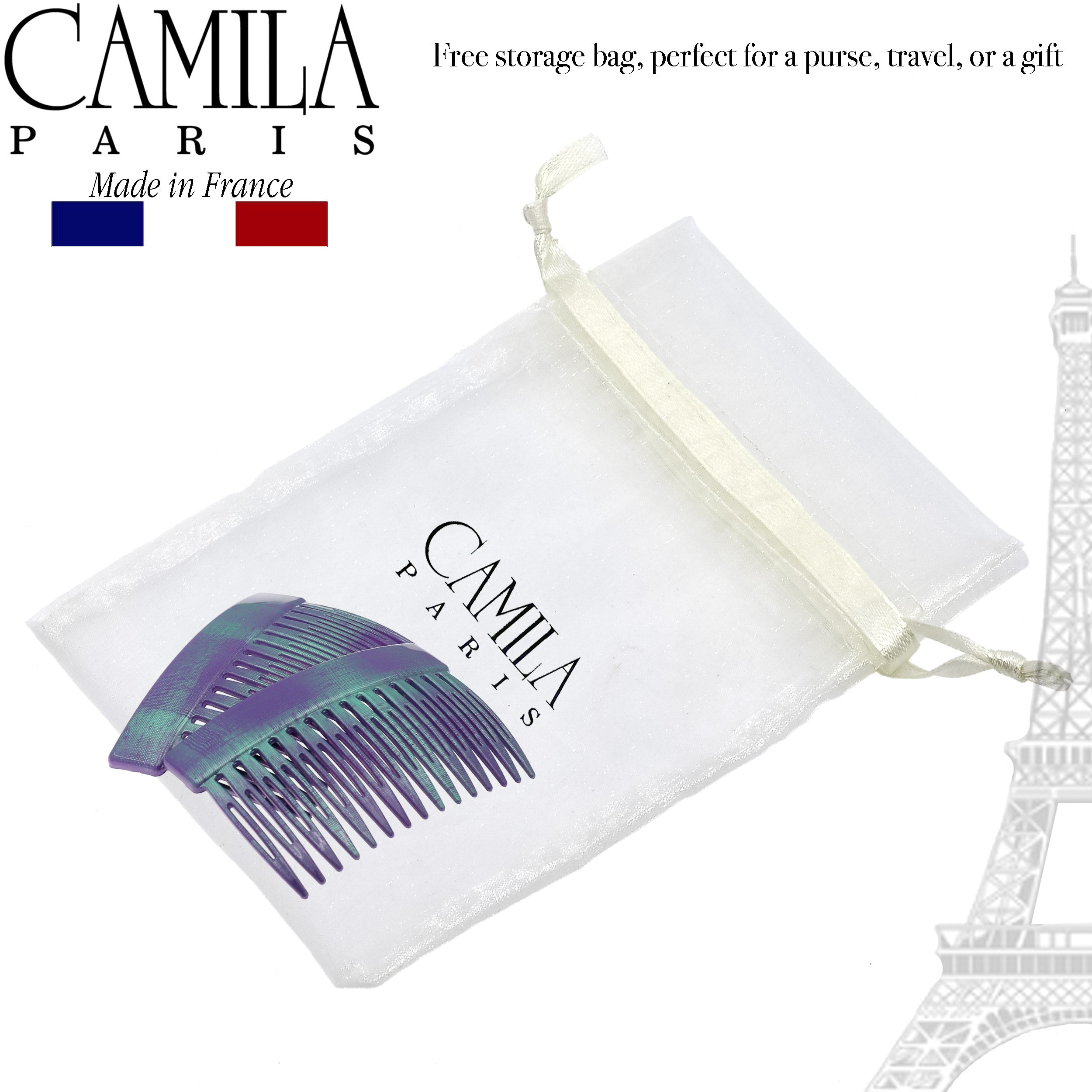 Camila Paris Detangling French side comb cellulose acetate