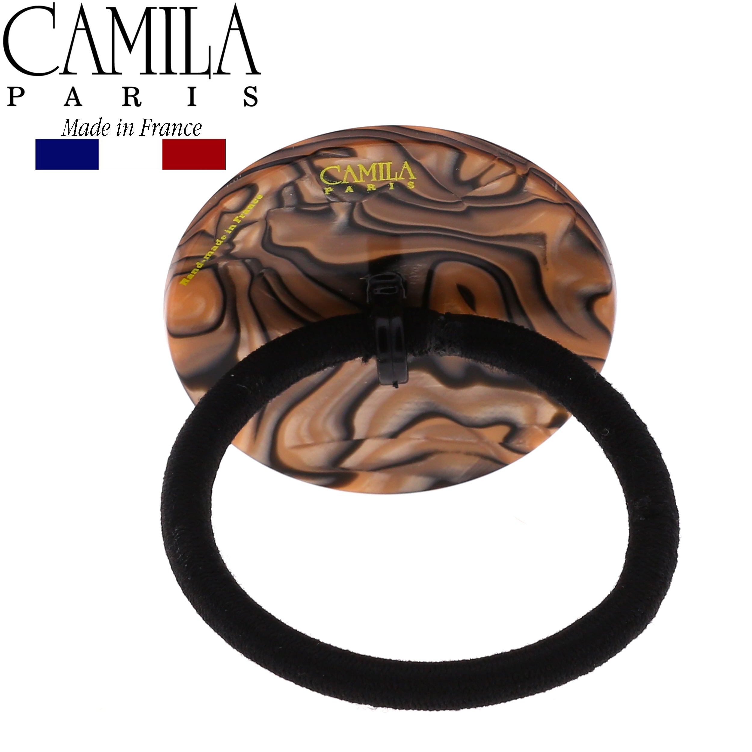 Camila Paris French hair tie cellulose acetate handmade
