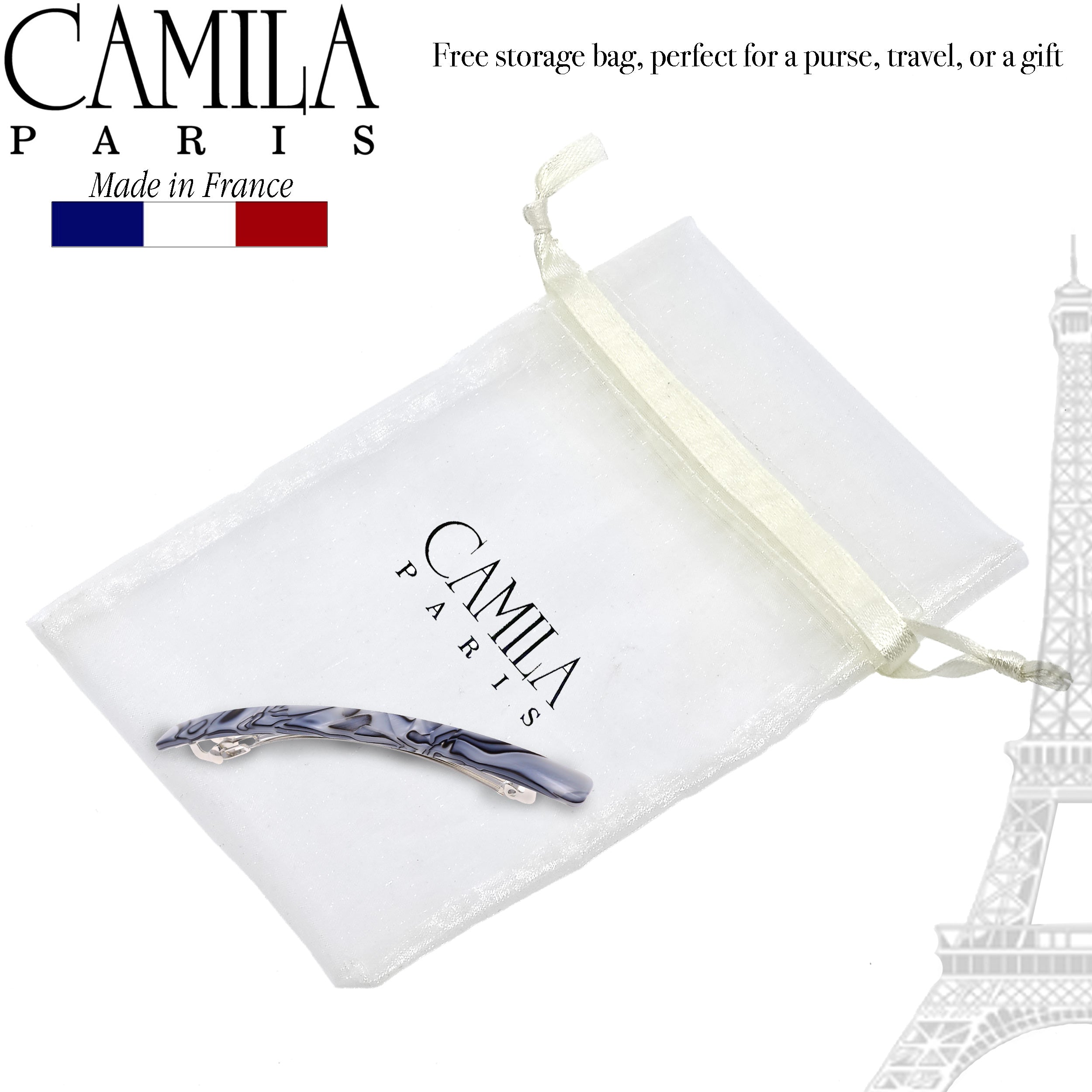 Camila Paris French barrette cellulose acetate