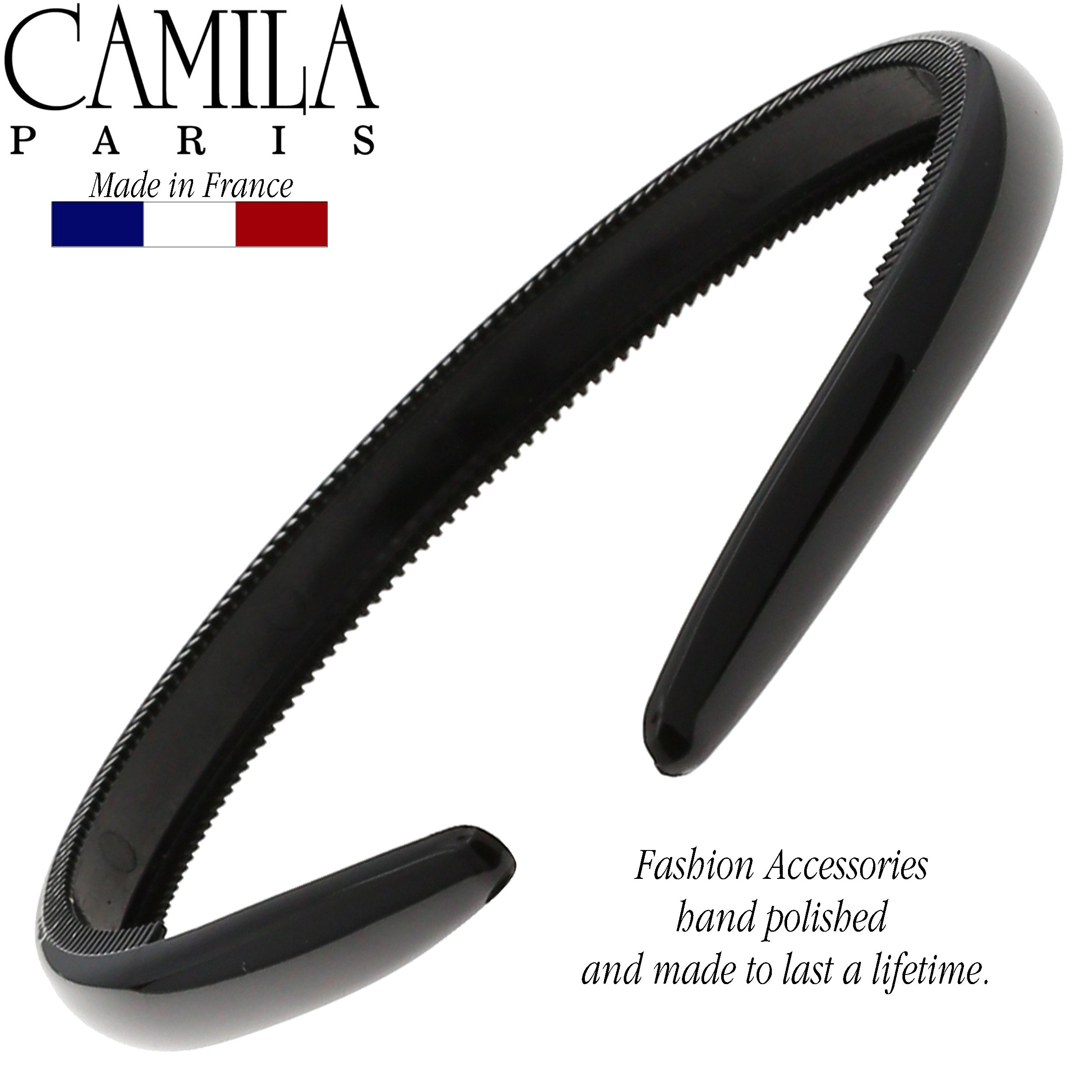 Camila Paris 0.20 inch Classic Comfort French headband cellulose acetate