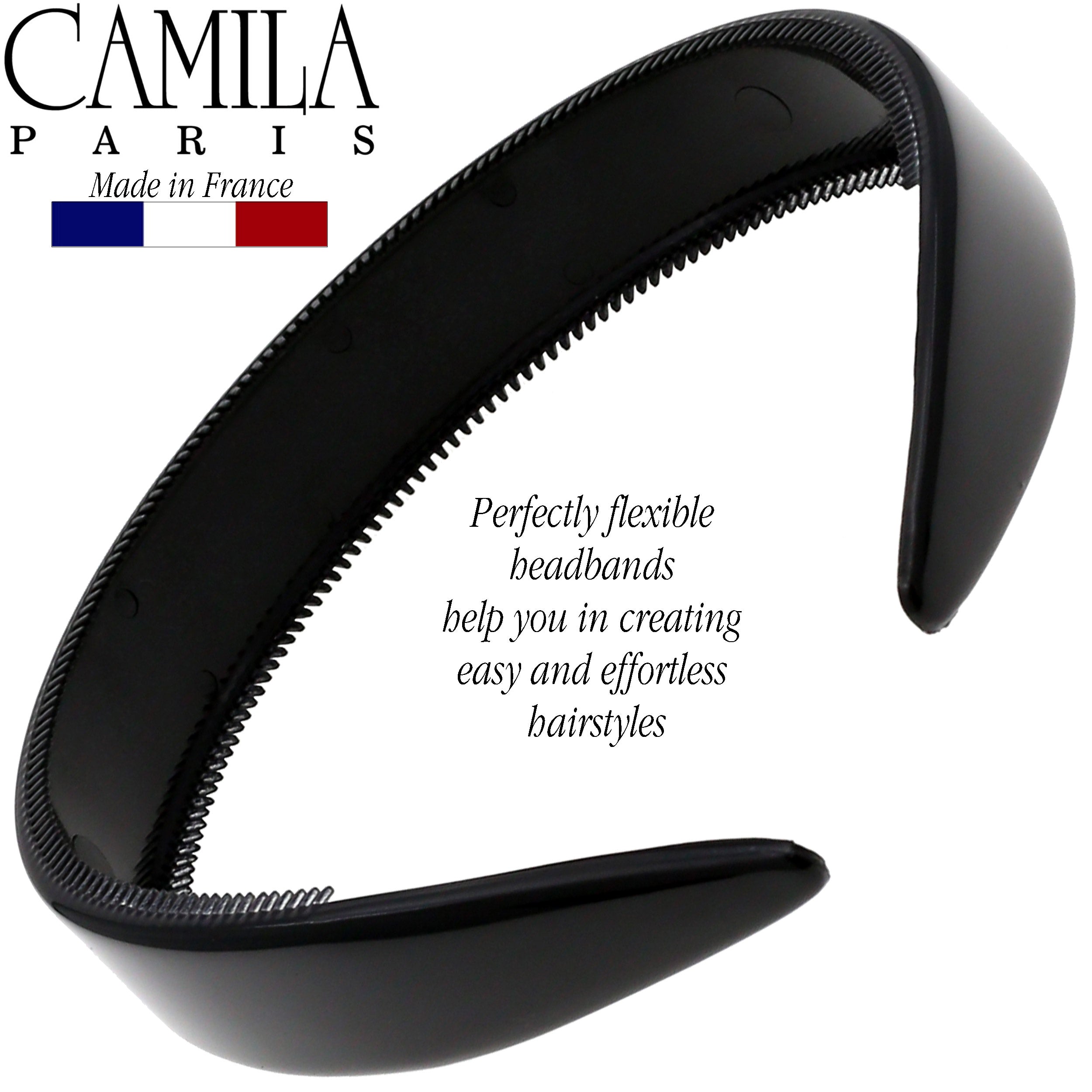 Camila Paris 0.75 inch Classic Comfort French headband cellulose acetate