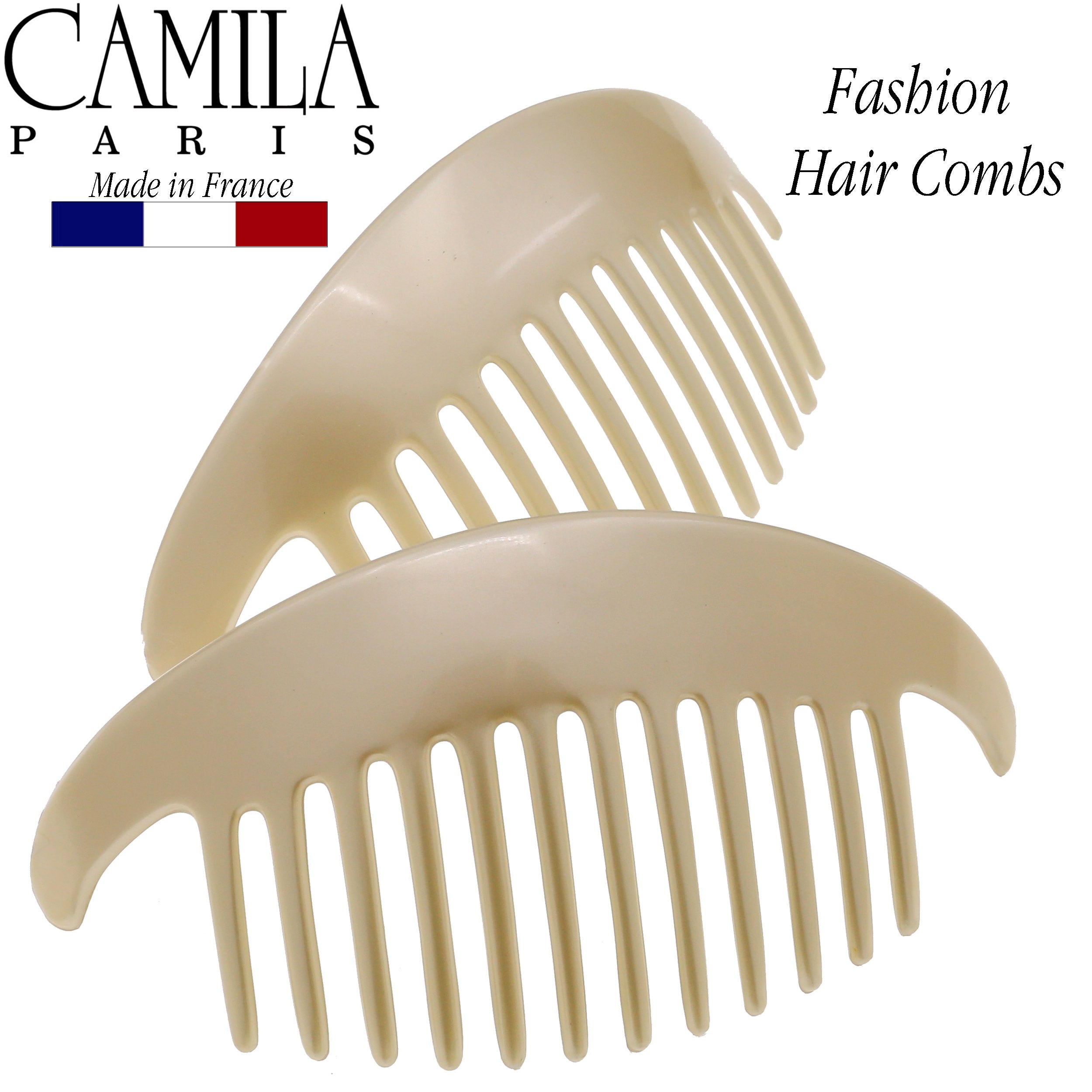 Camila Paris Detangling French side comb cellulose acetate
