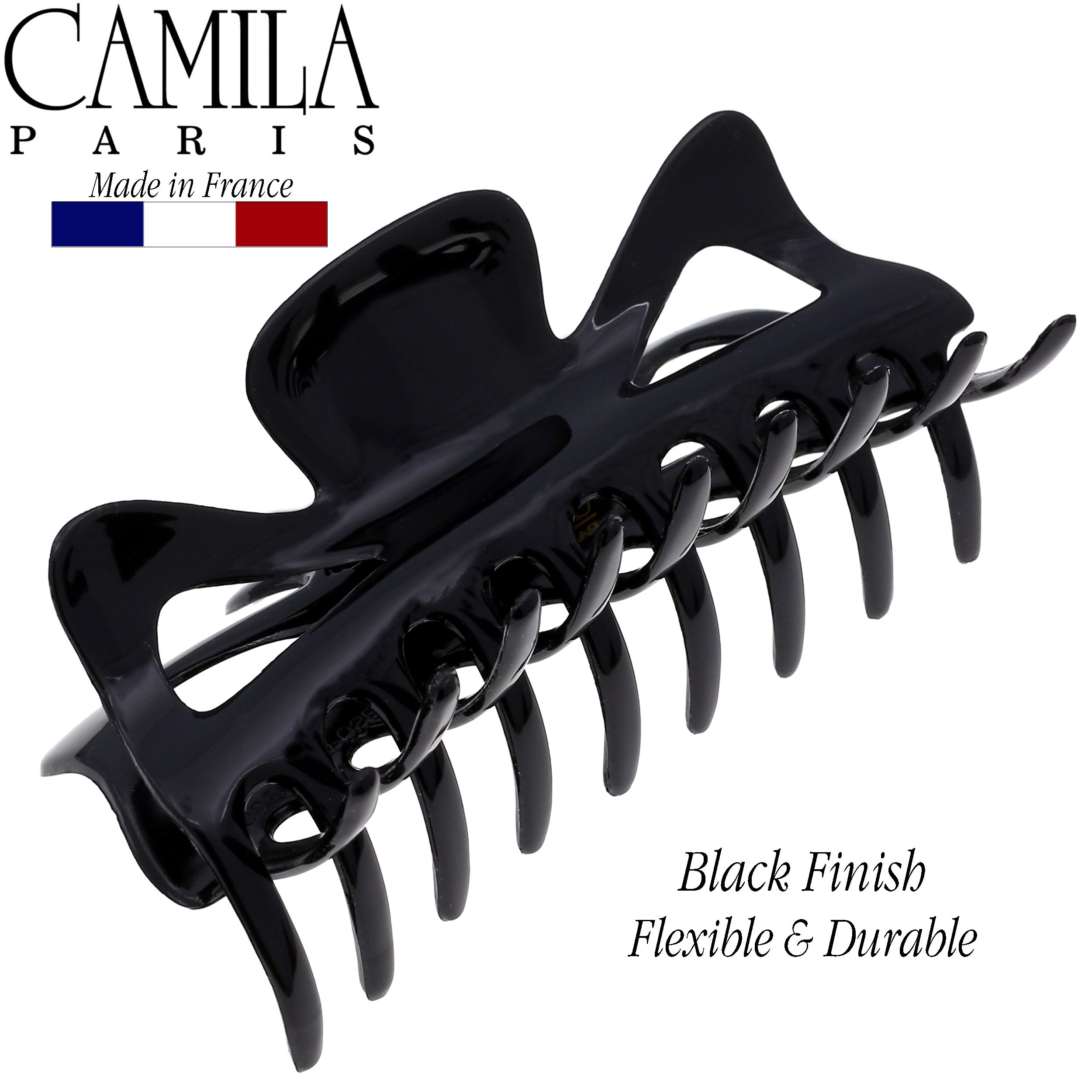 Camila Paris Elizabeth French hair clip cellulose acetate