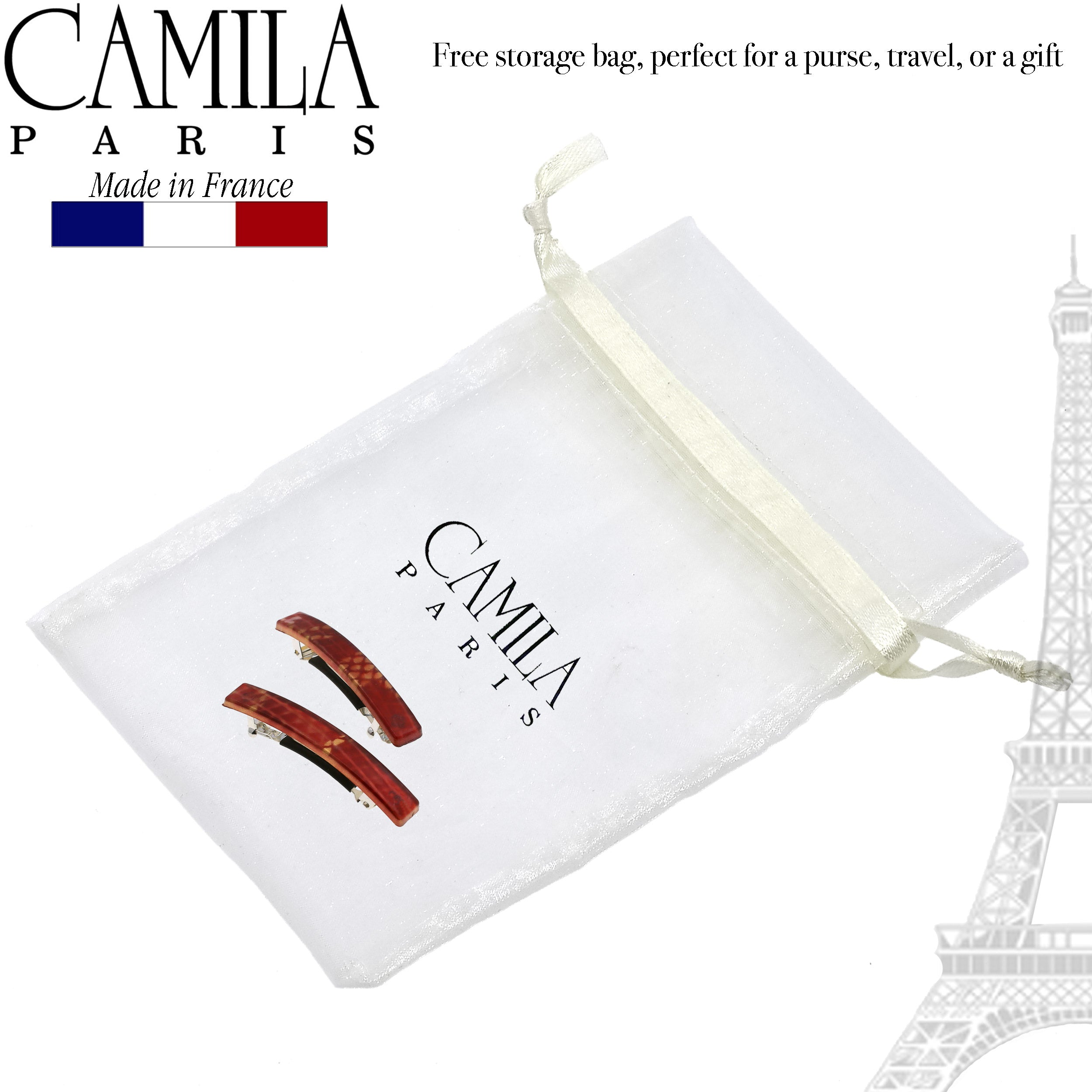 Camila Paris French barrette cellulose acetate