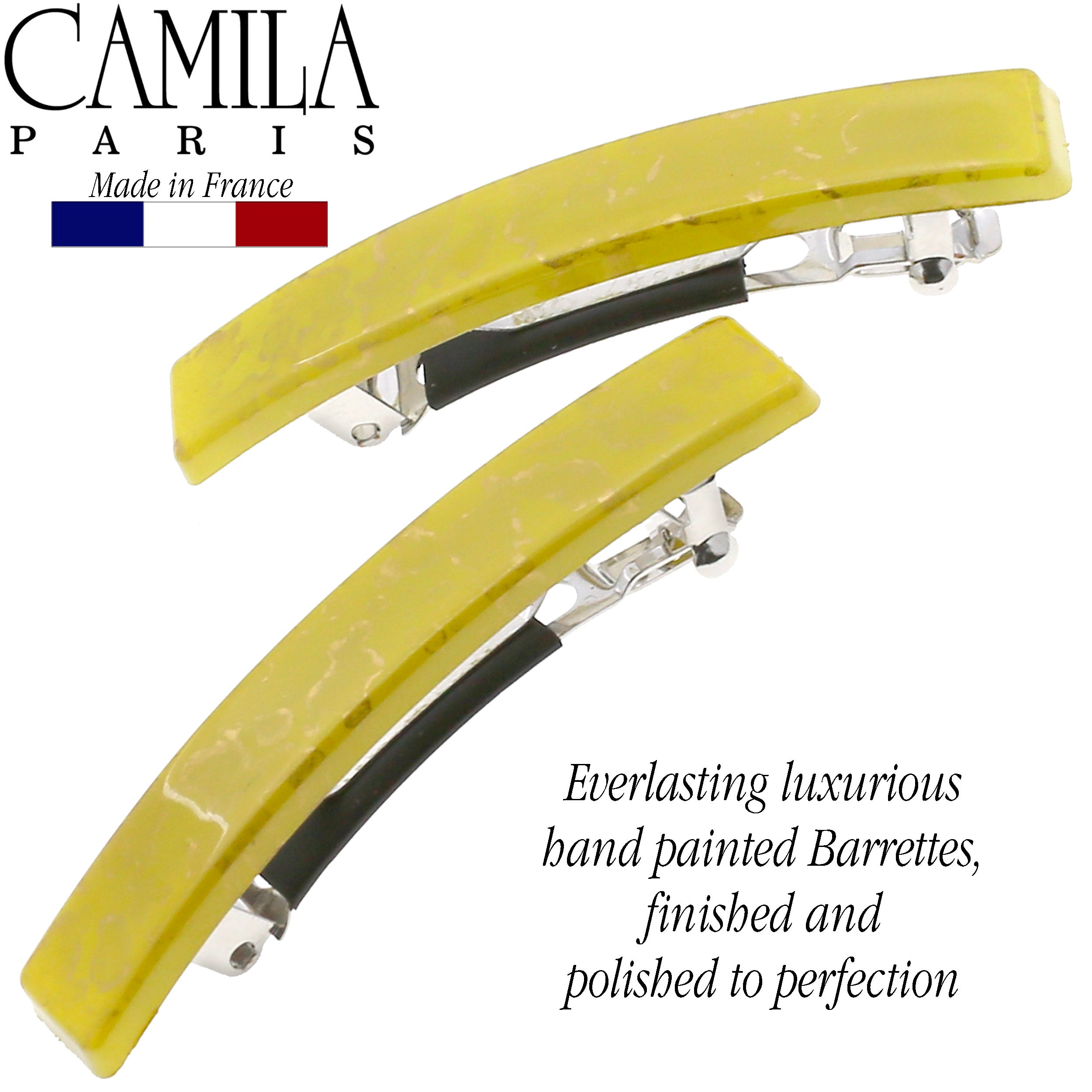 Camila Paris French barrette cellulose acetate