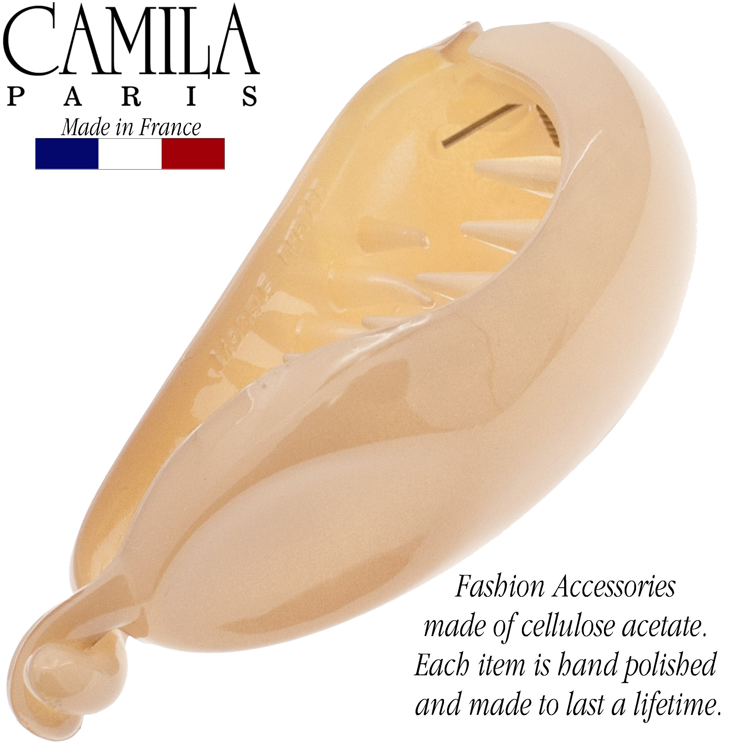 Camila Paris French barrette cellulose acetate