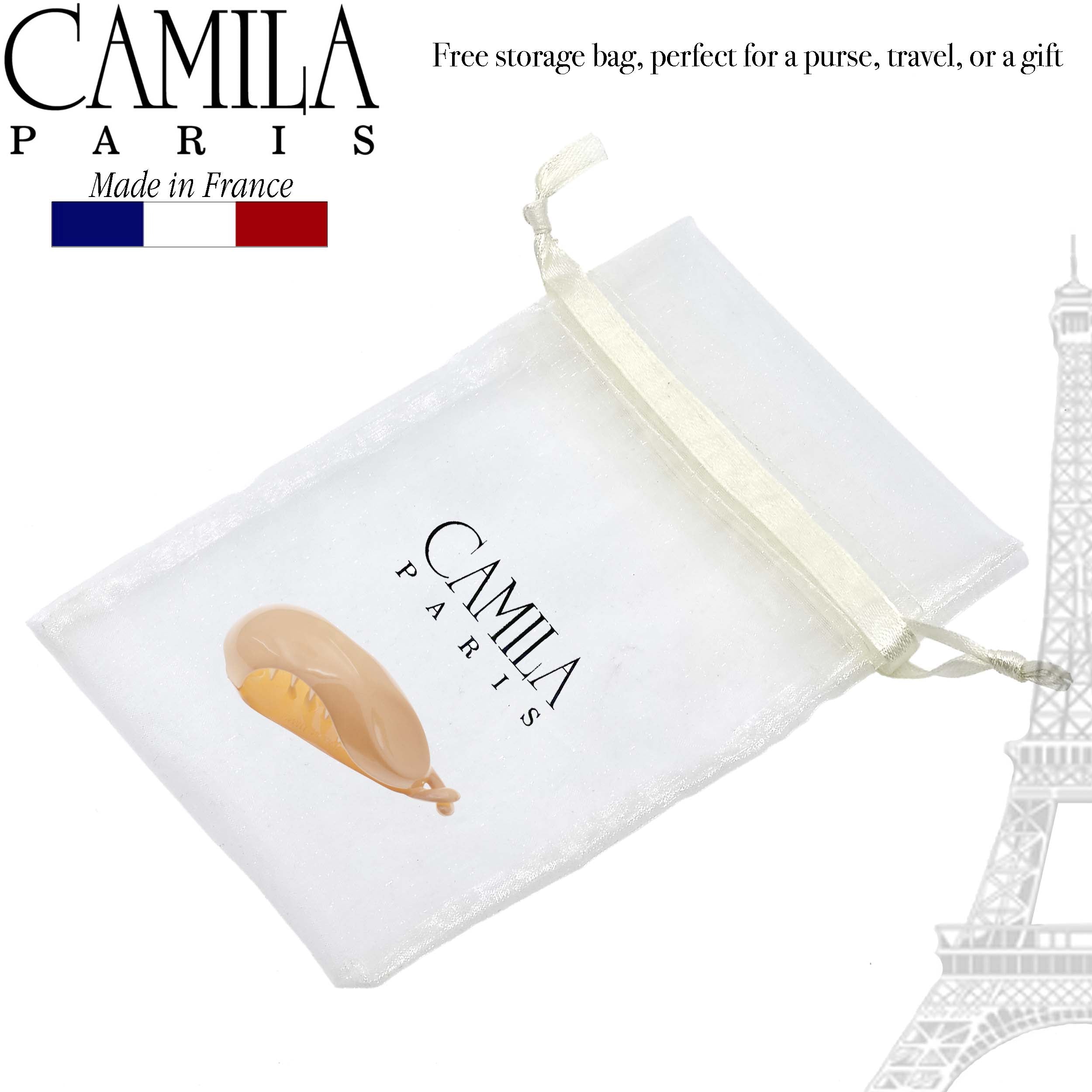 Camila Paris French barrette cellulose acetate