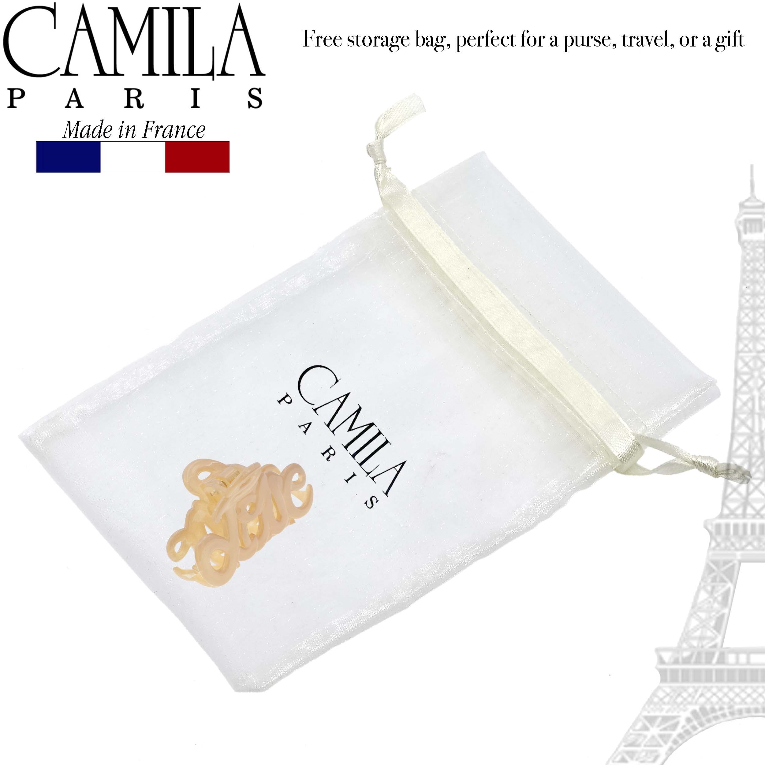 Camila Paris Love French hair clip cellulose acetate