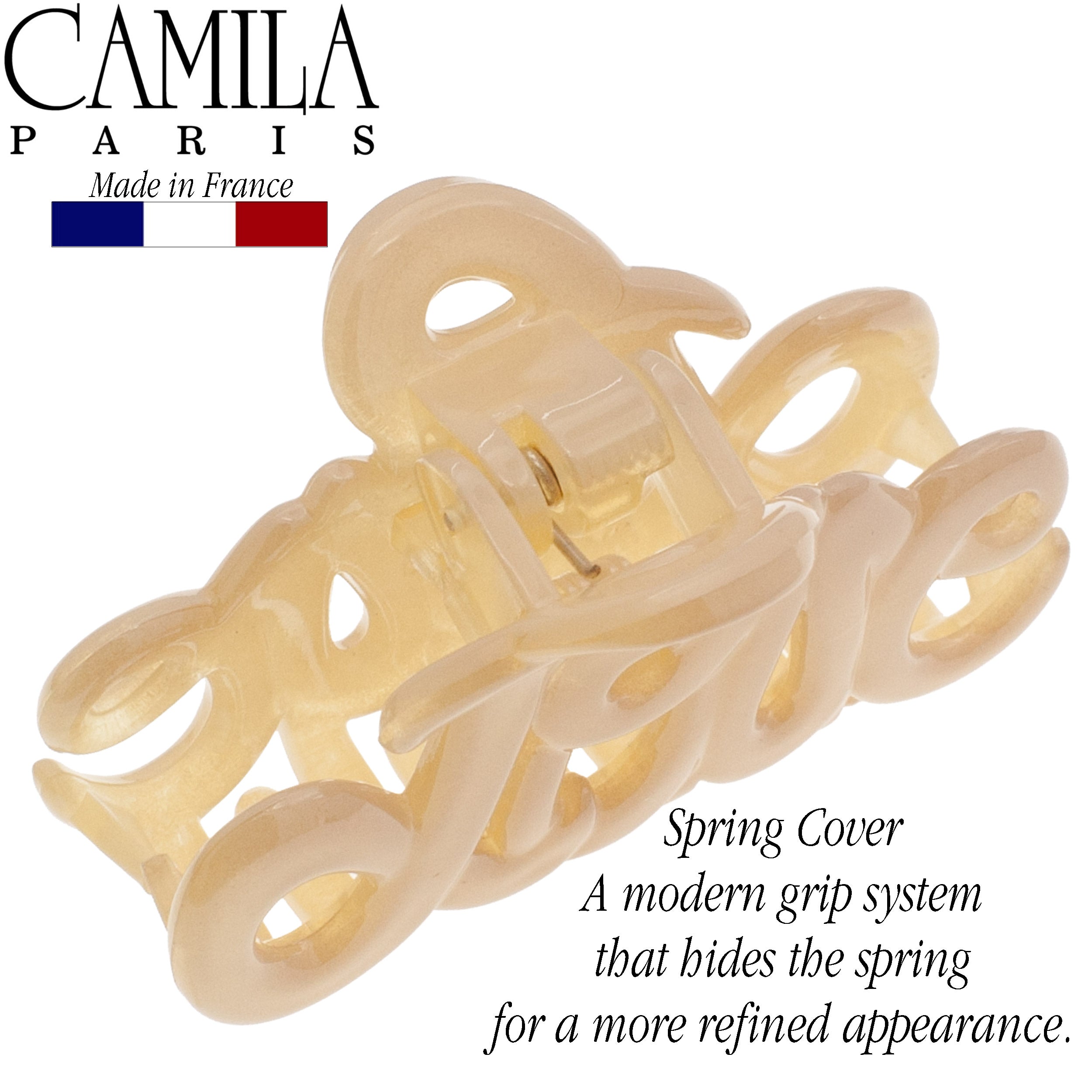 Camila Paris 2 Inch Love French hair clip cellulose acetate