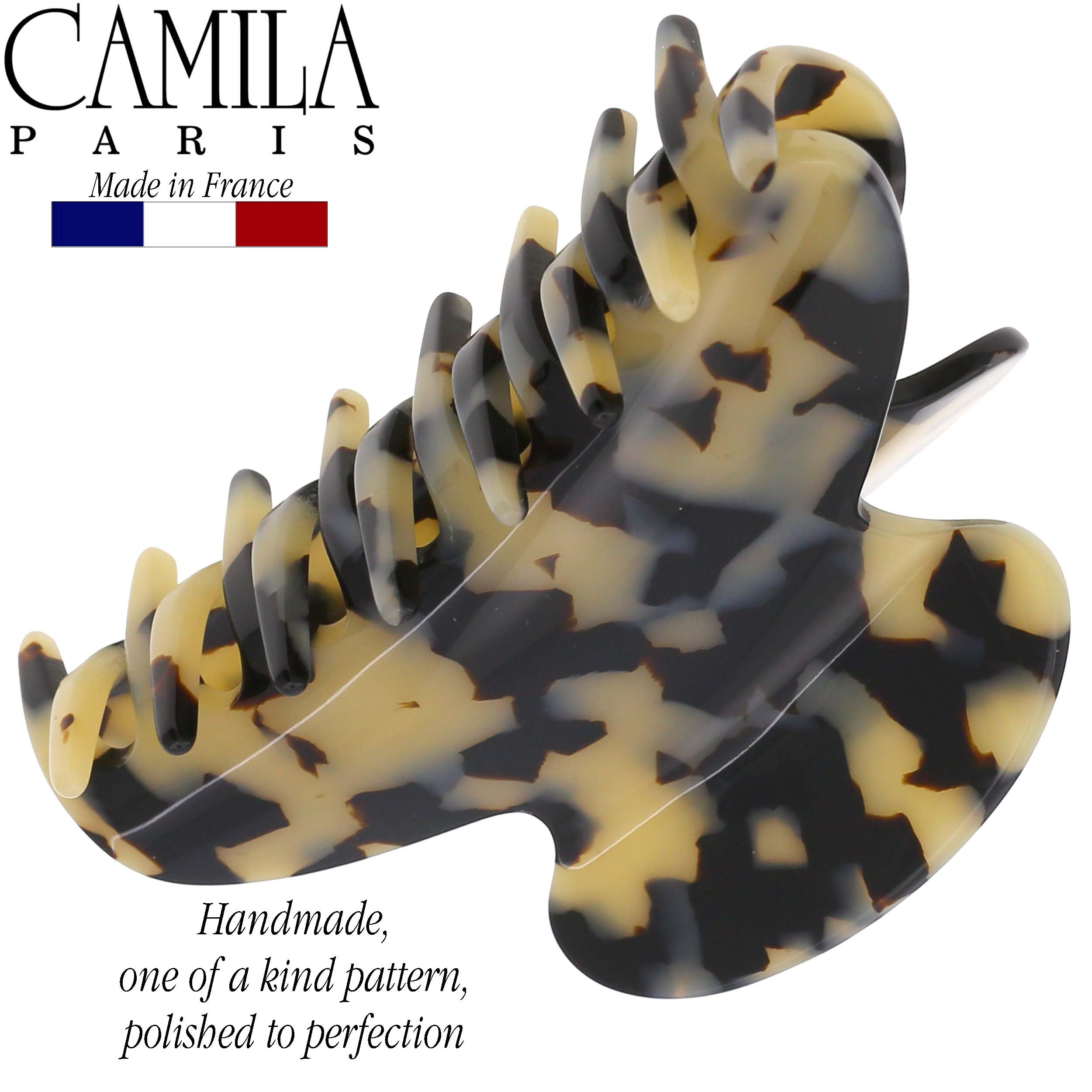 Camila Paris 1.25 Inch French hair clip cellulose acetate handmade