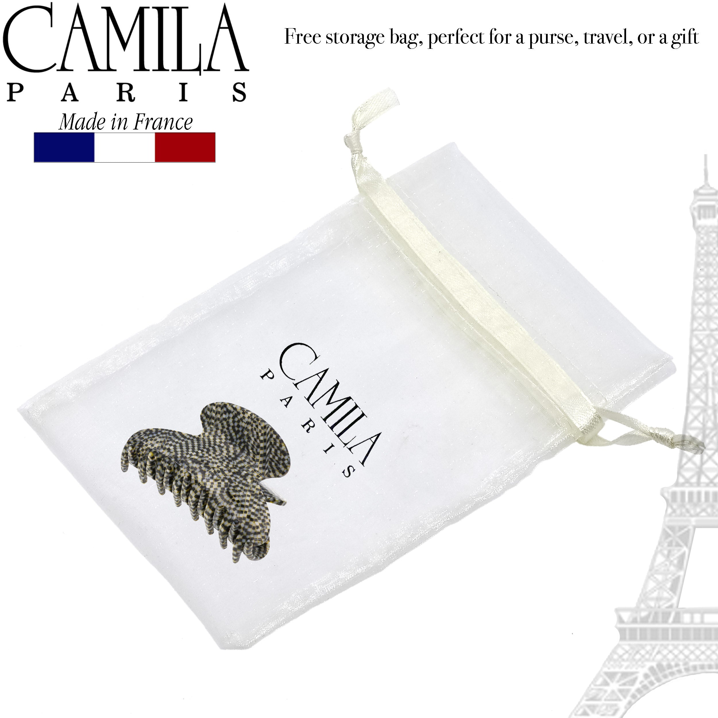 Camila Paris French hair clip cellulose acetate handmade