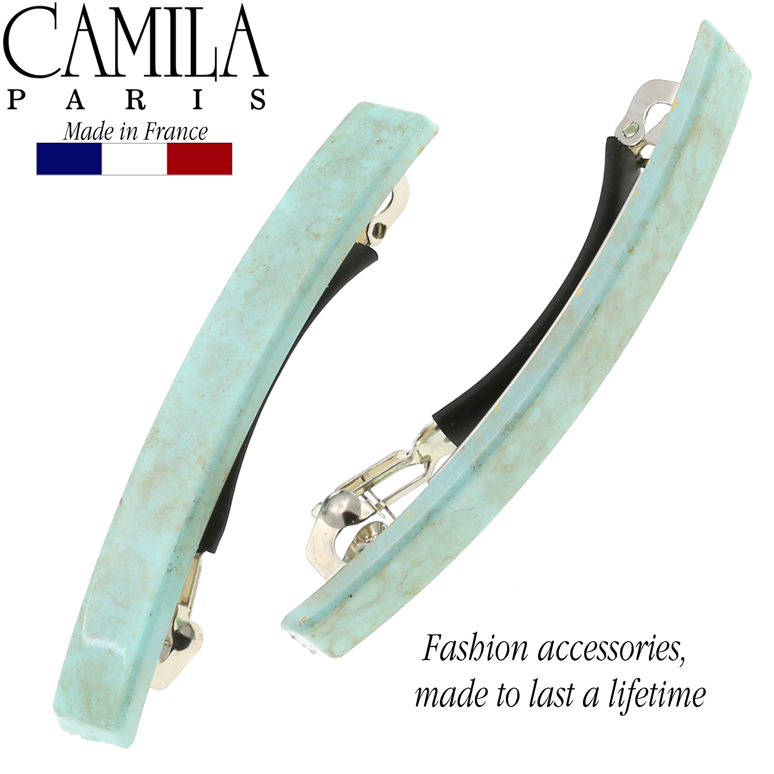Camila Paris French barrette cellulose acetate