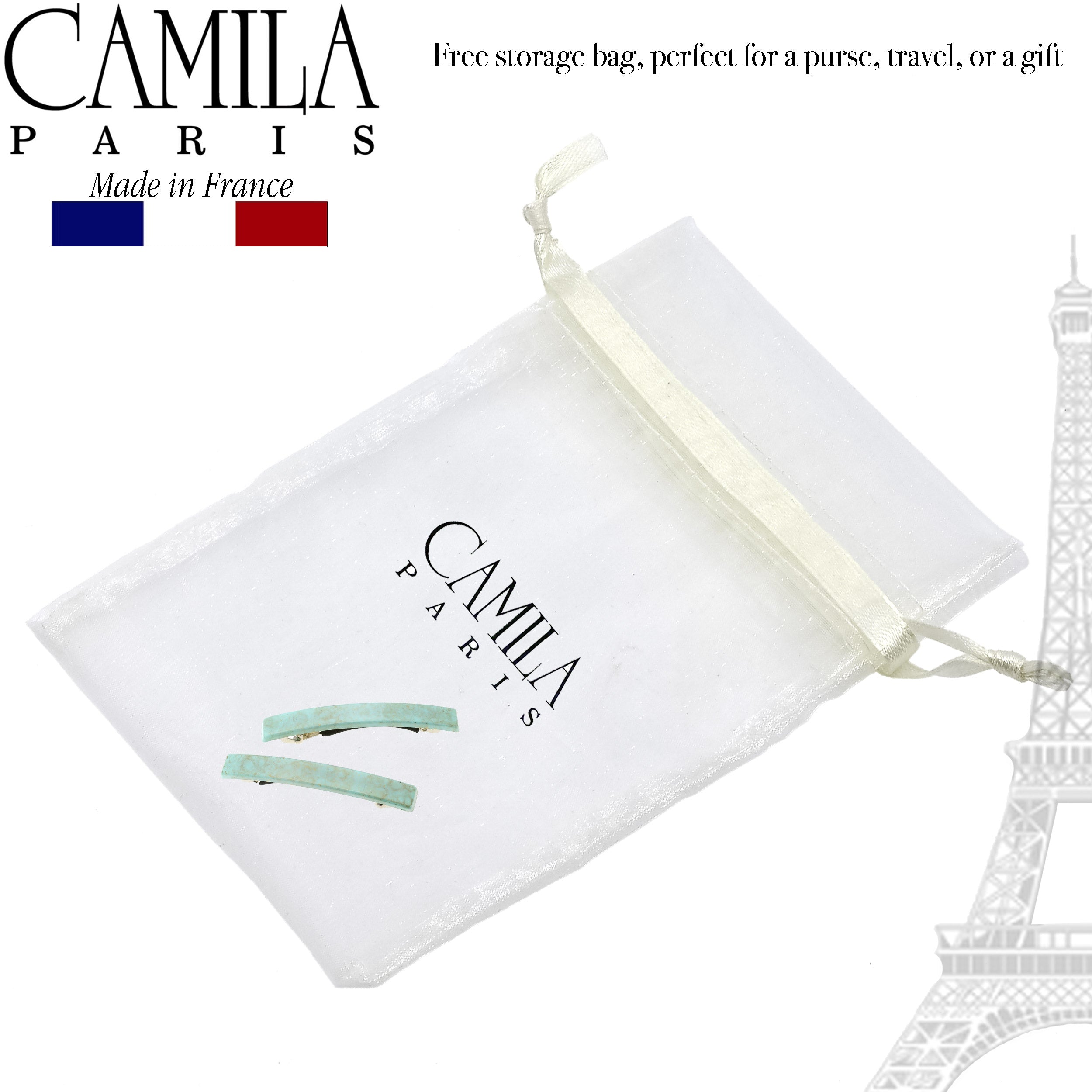 Camila Paris French barrette cellulose acetate
