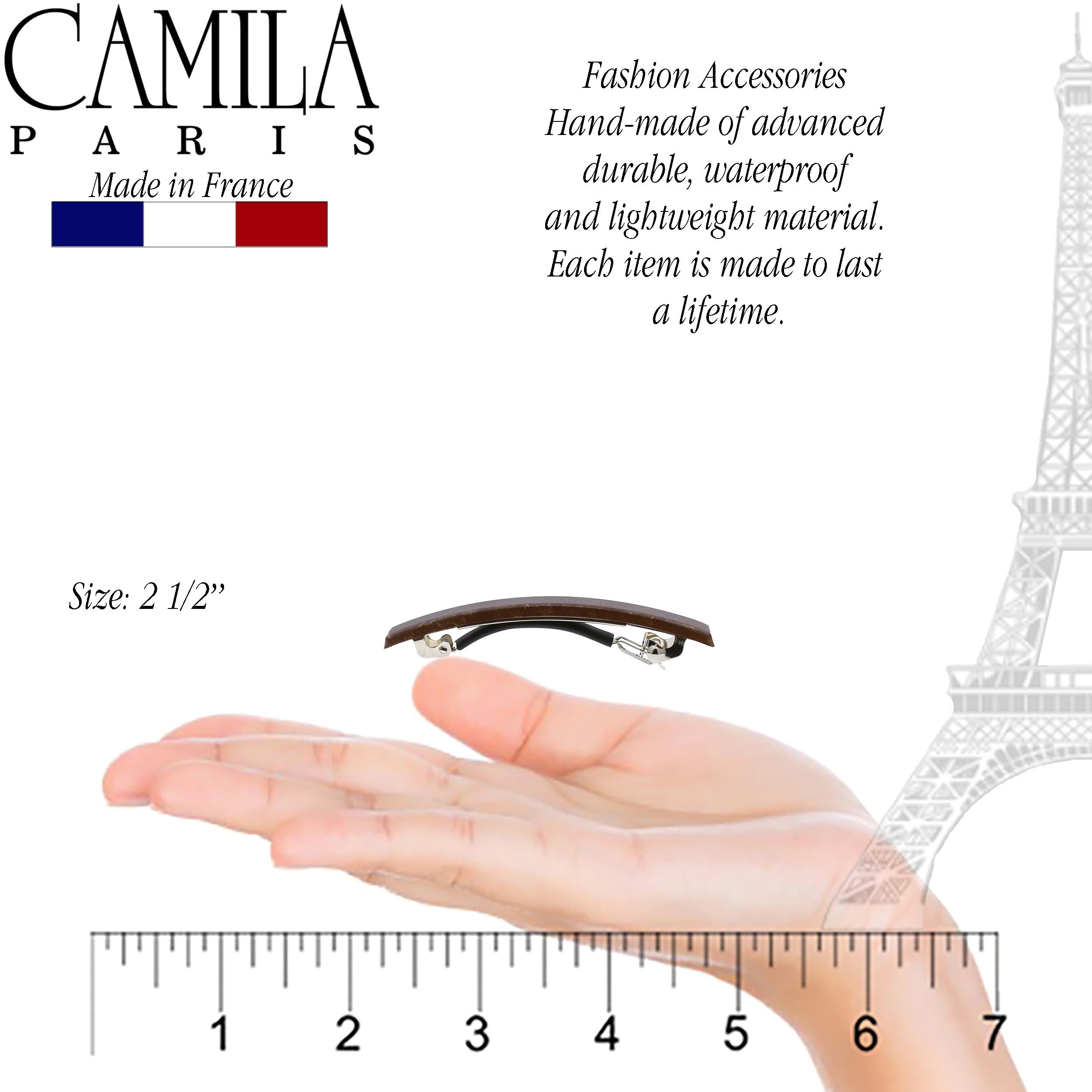 Camila Paris French barrette cellulose acetate