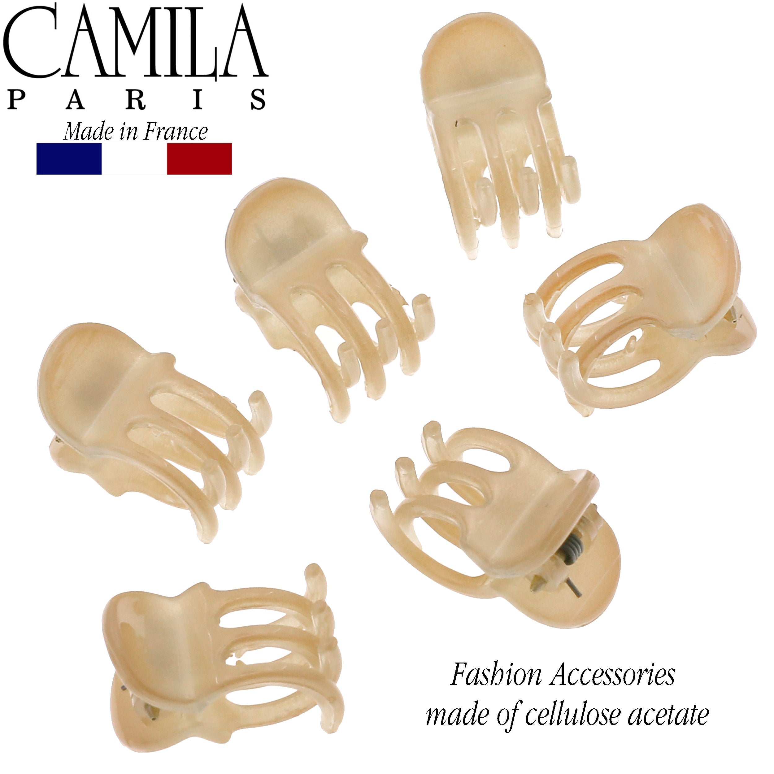 Camila Paris French hair clip cellulose acetate