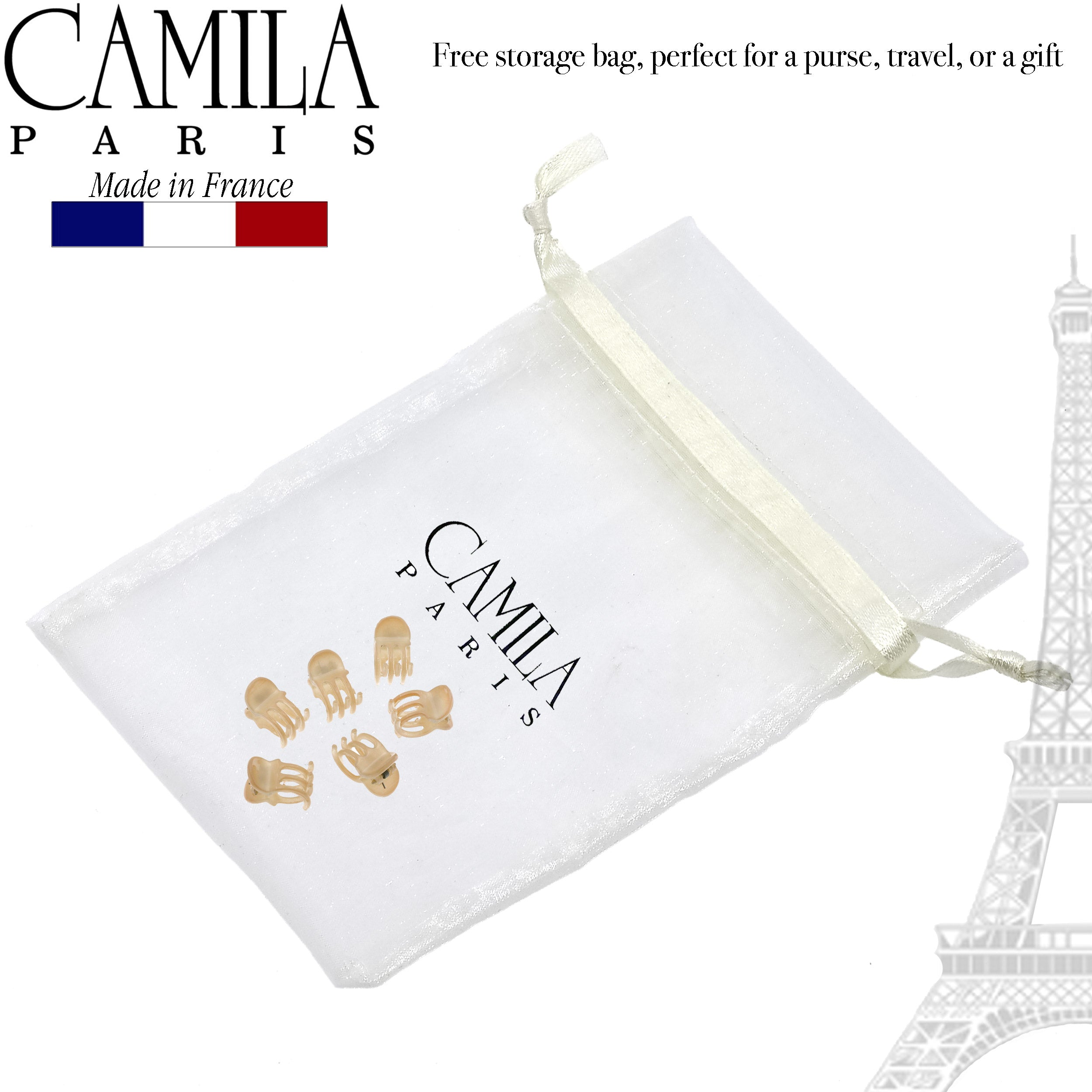 Camila Paris French hair clip cellulose acetate