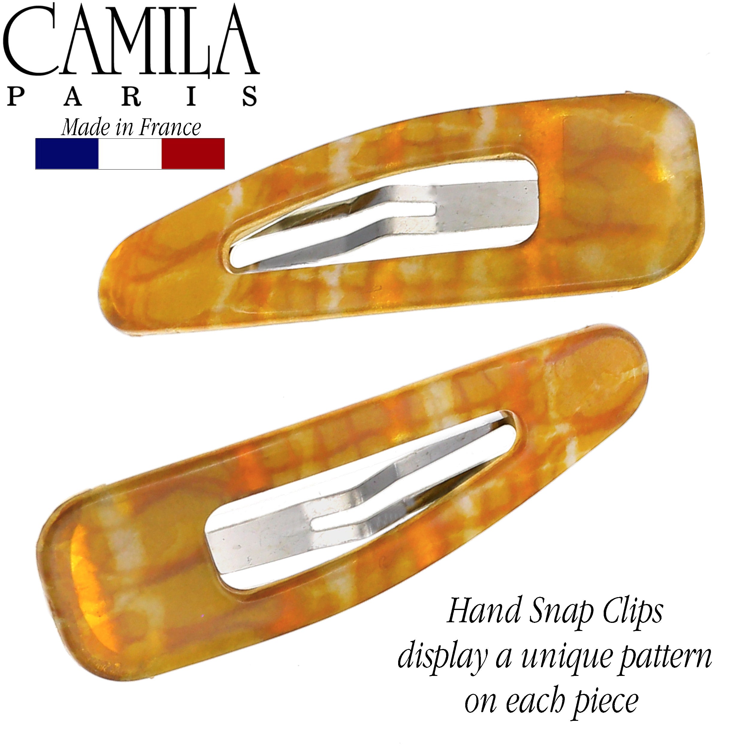 Camila Paris French barrette cellulose acetate