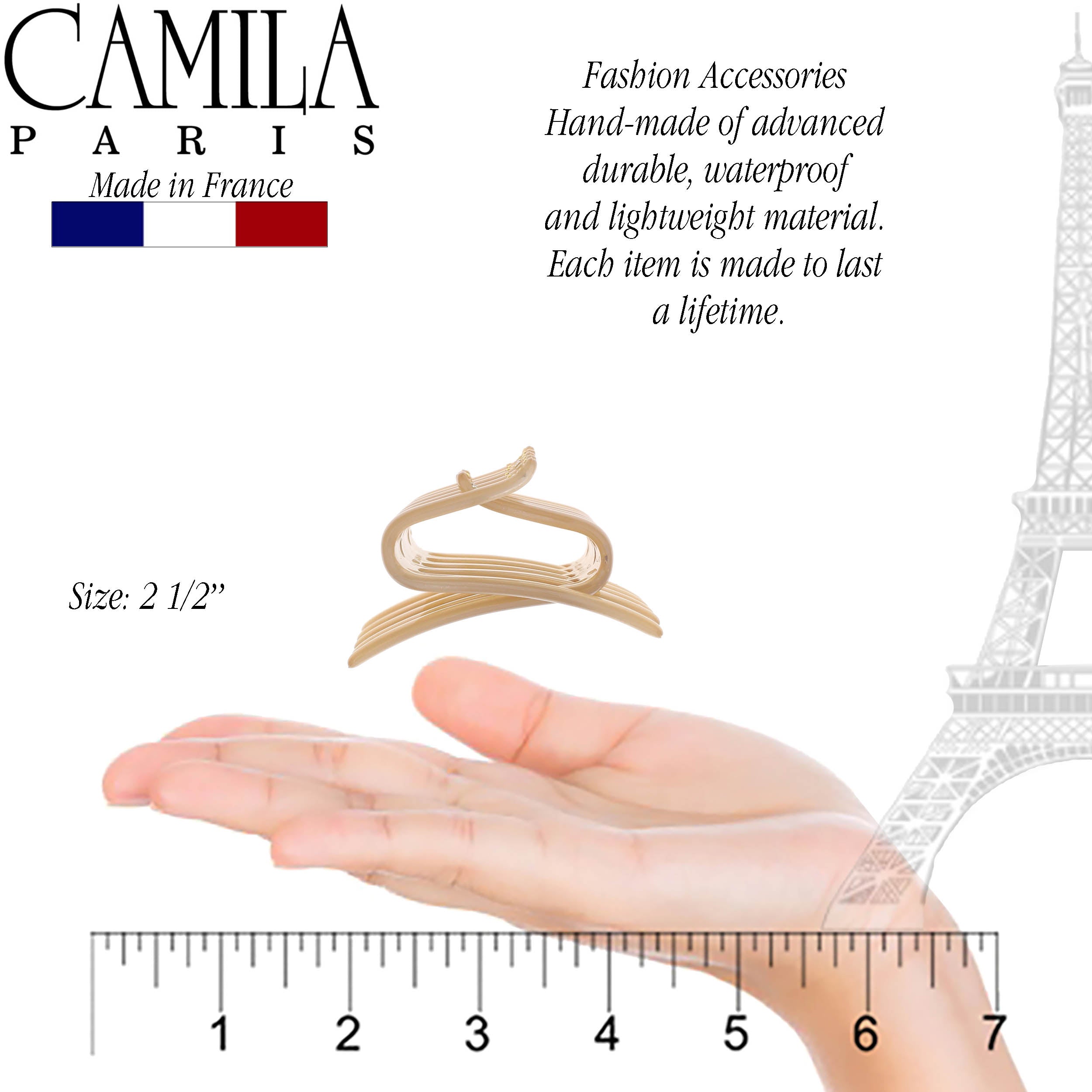 Camila Paris Detangling French side comb cellulose acetate