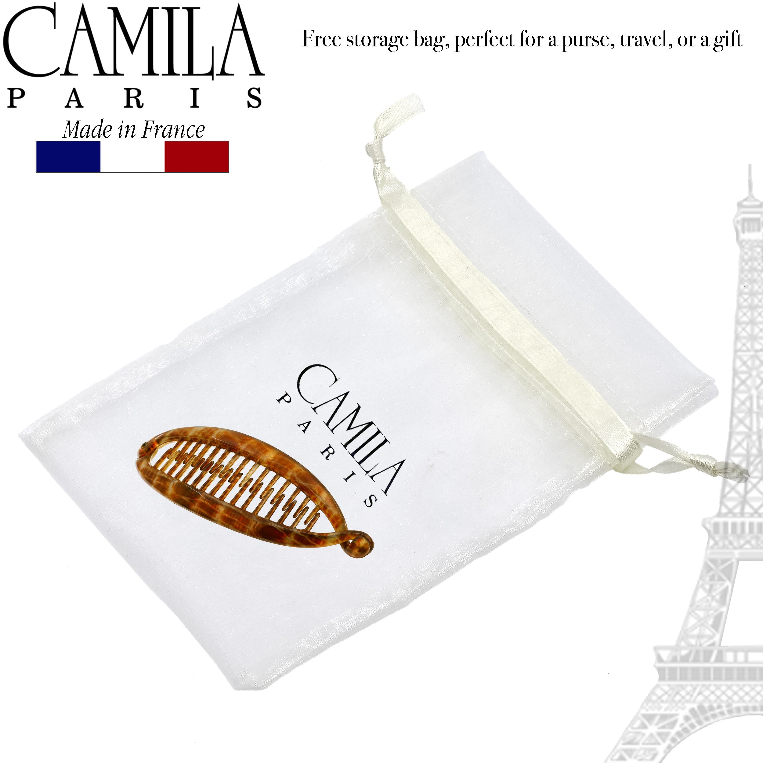 Camila Paris French banana clip cellulose acetate