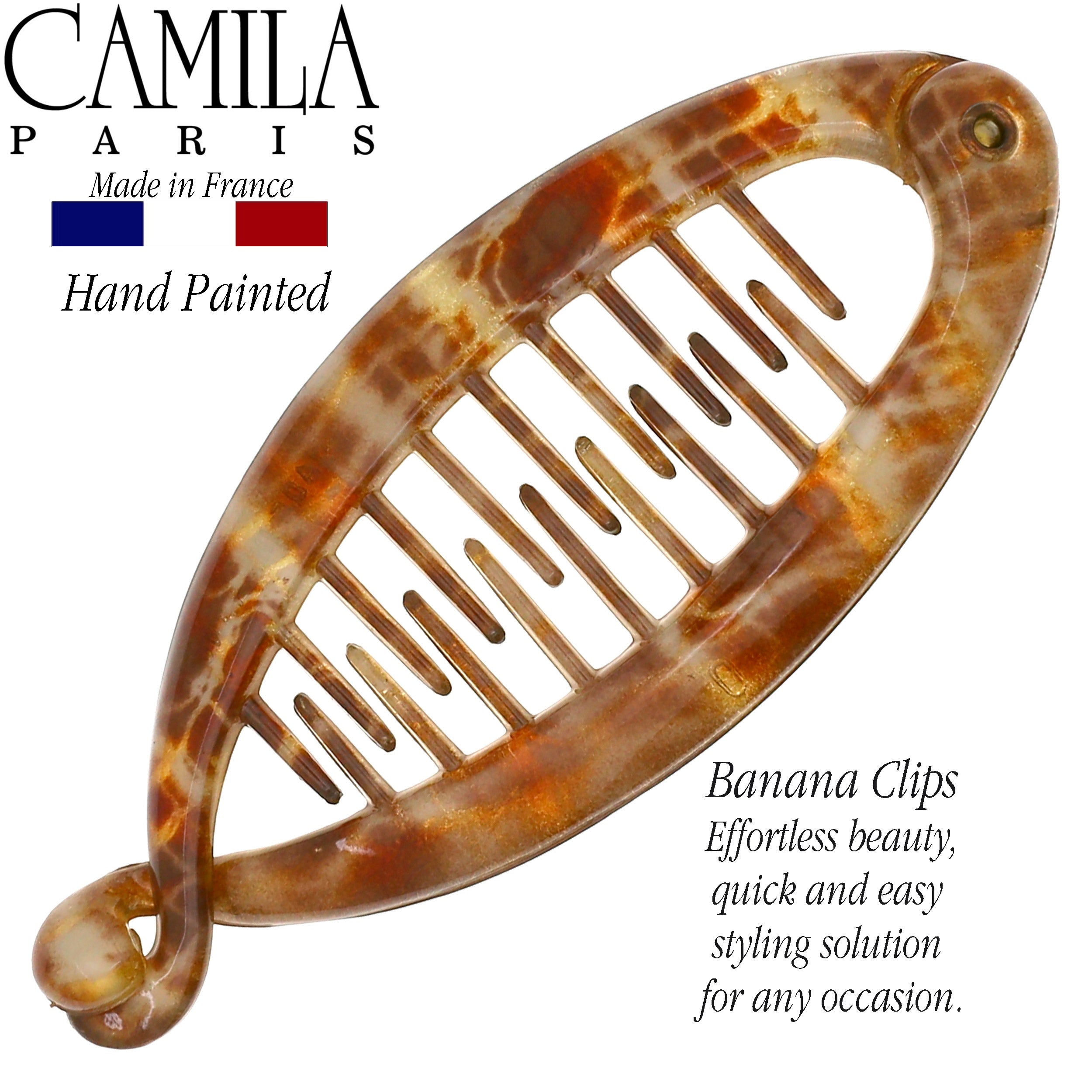 Camila Paris 4.5 Inch French banana clip cellulose acetate