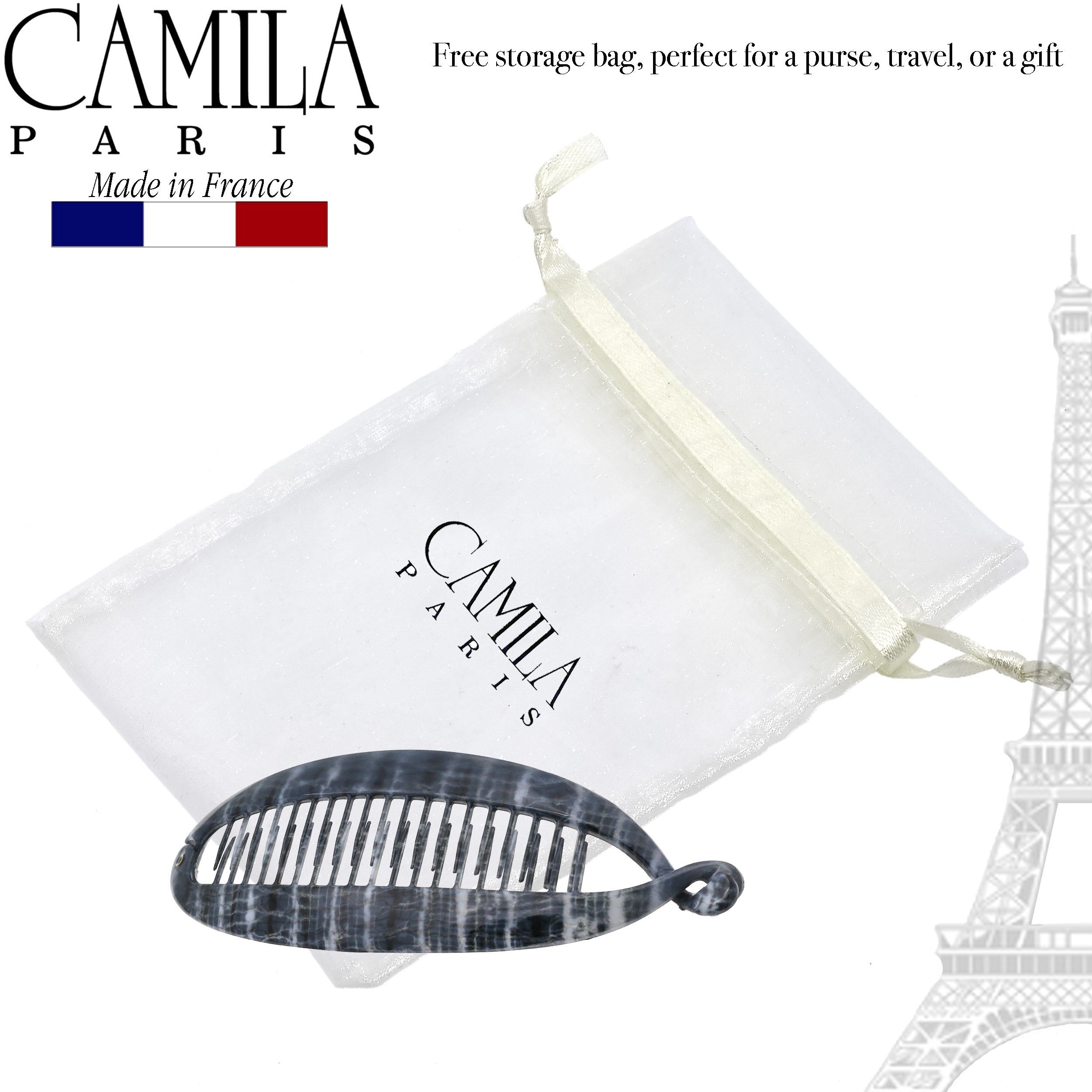 Camila Paris French banana clip cellulose acetate