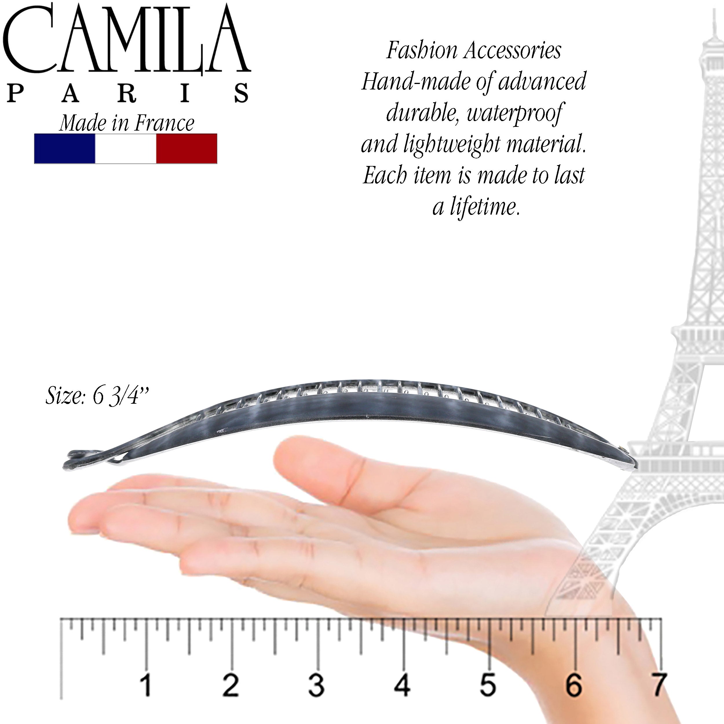 Camila Paris French banana clip cellulose acetate