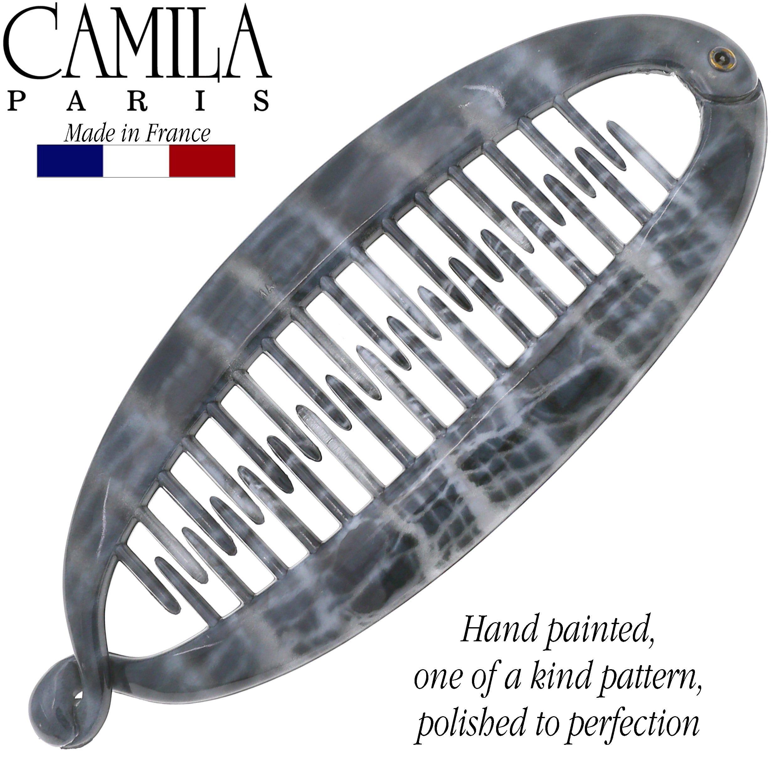 Camila Paris French banana clip cellulose acetate