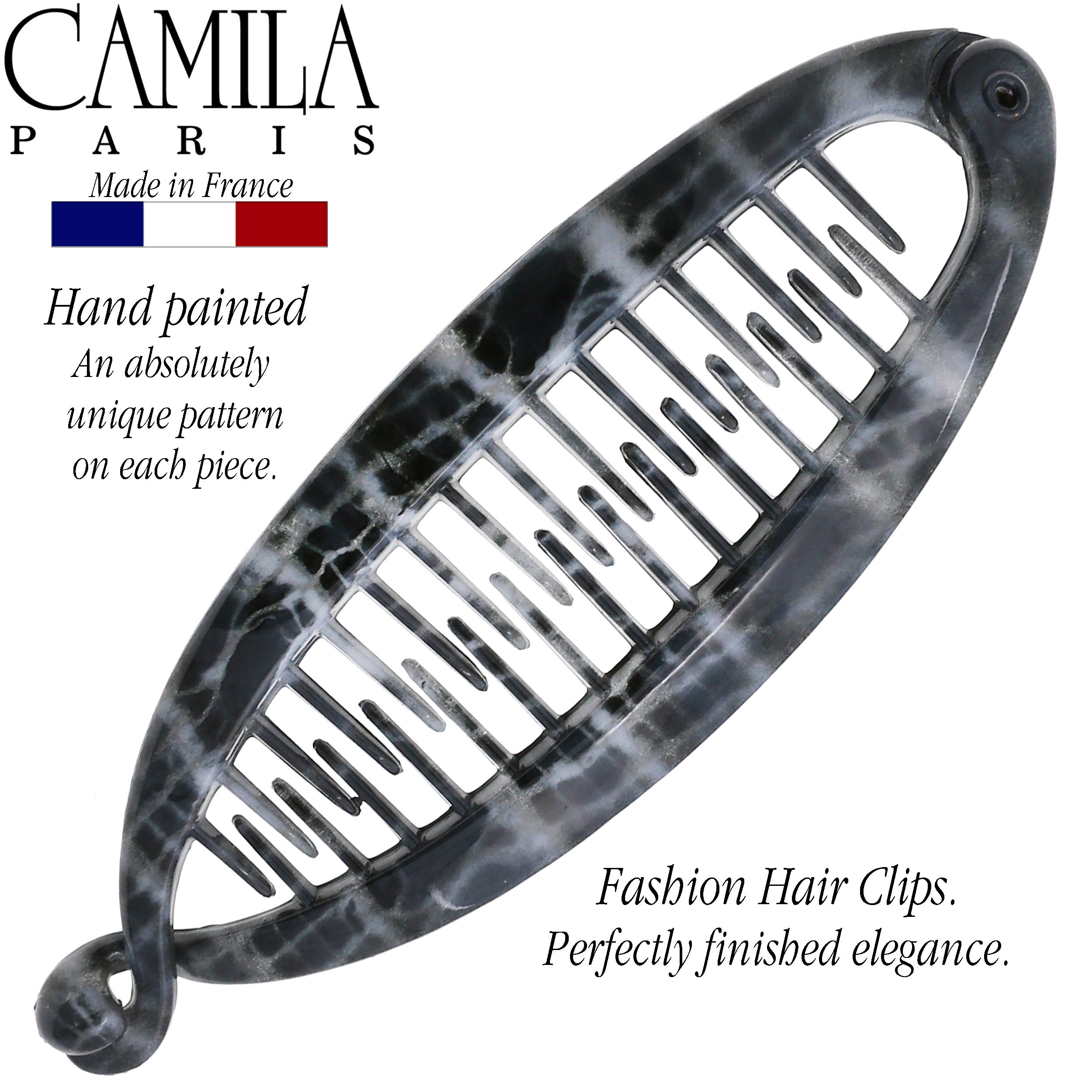 Camila Paris French banana clip cellulose acetate