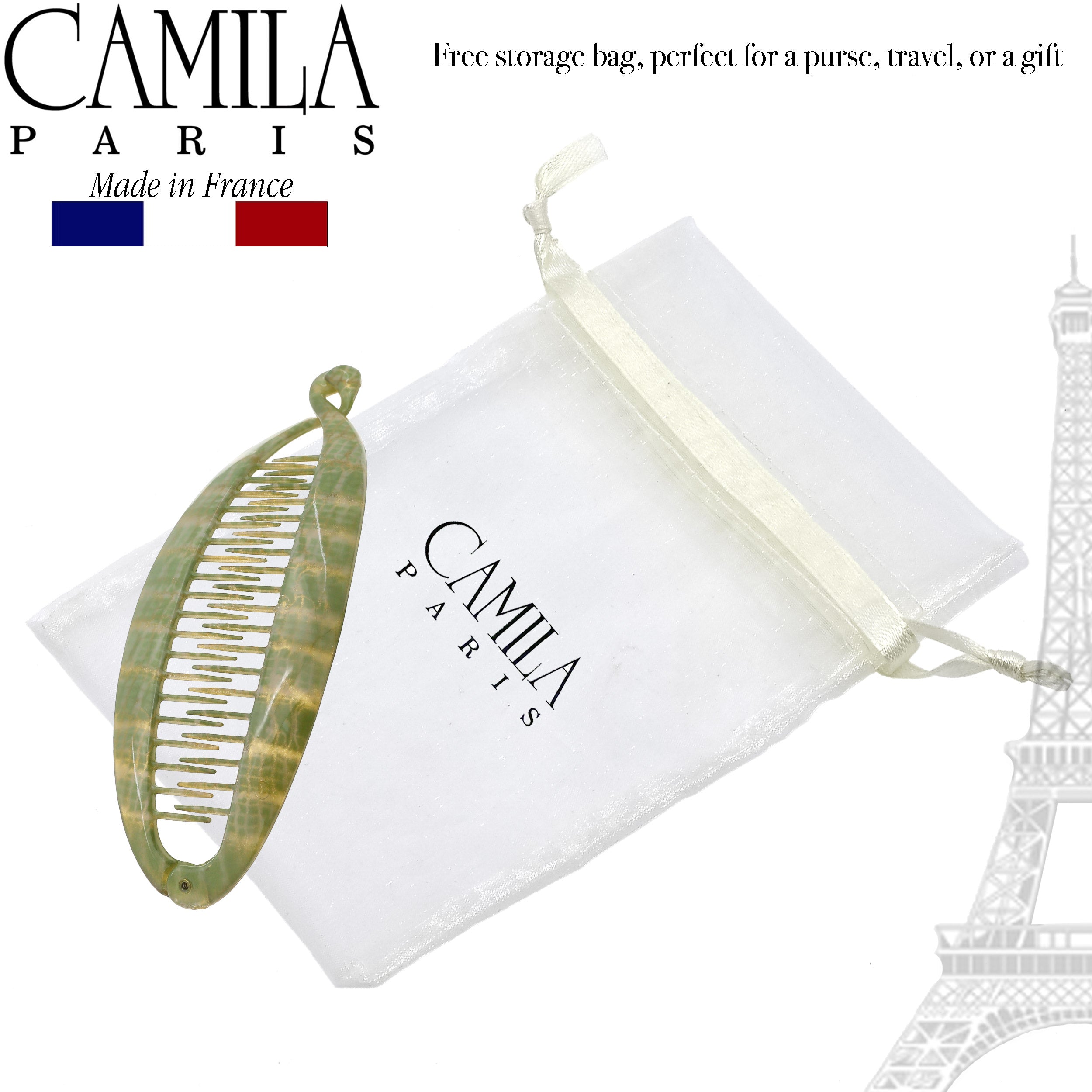 Camila Paris French banana clip cellulose acetate
