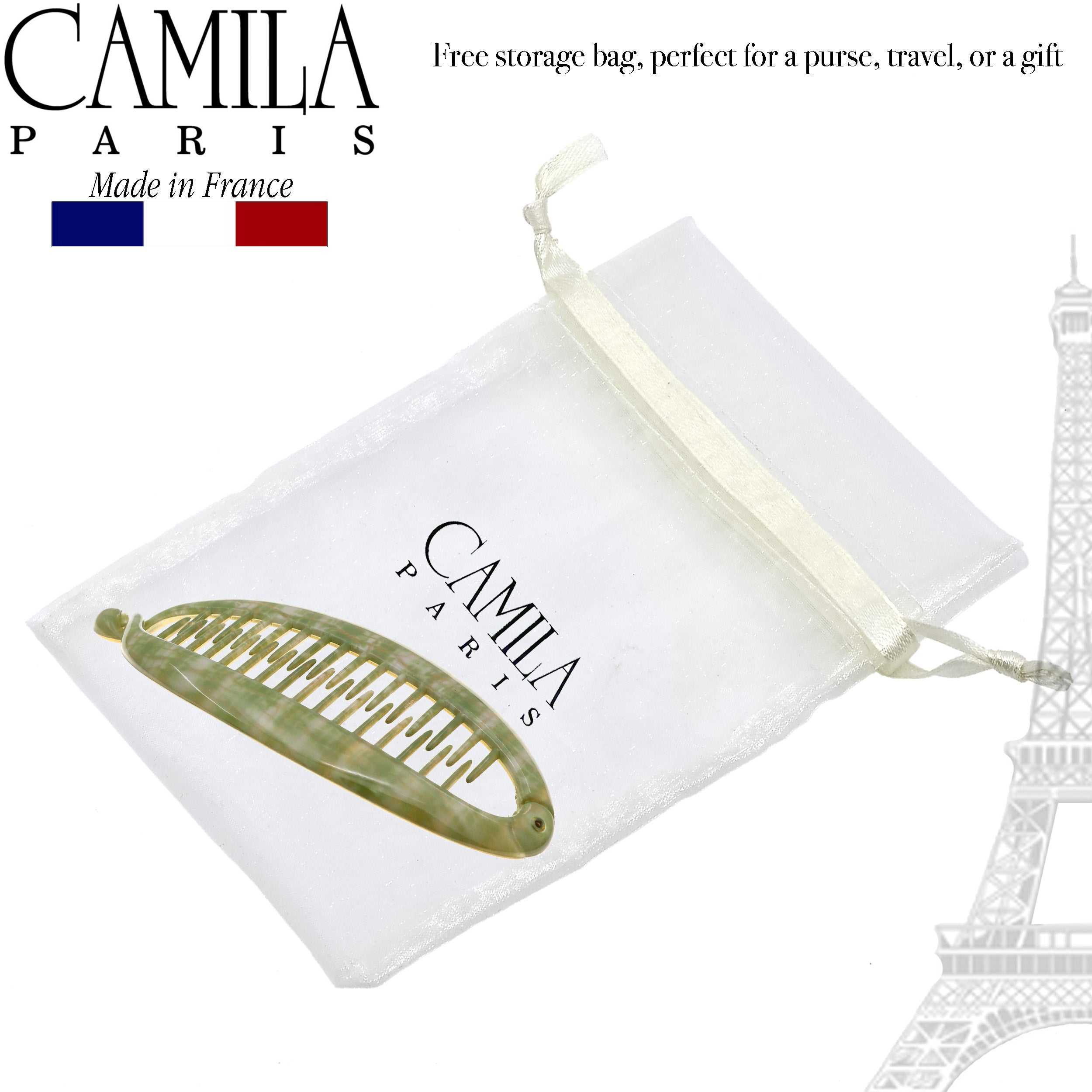 Camila Paris French banana clip cellulose acetate