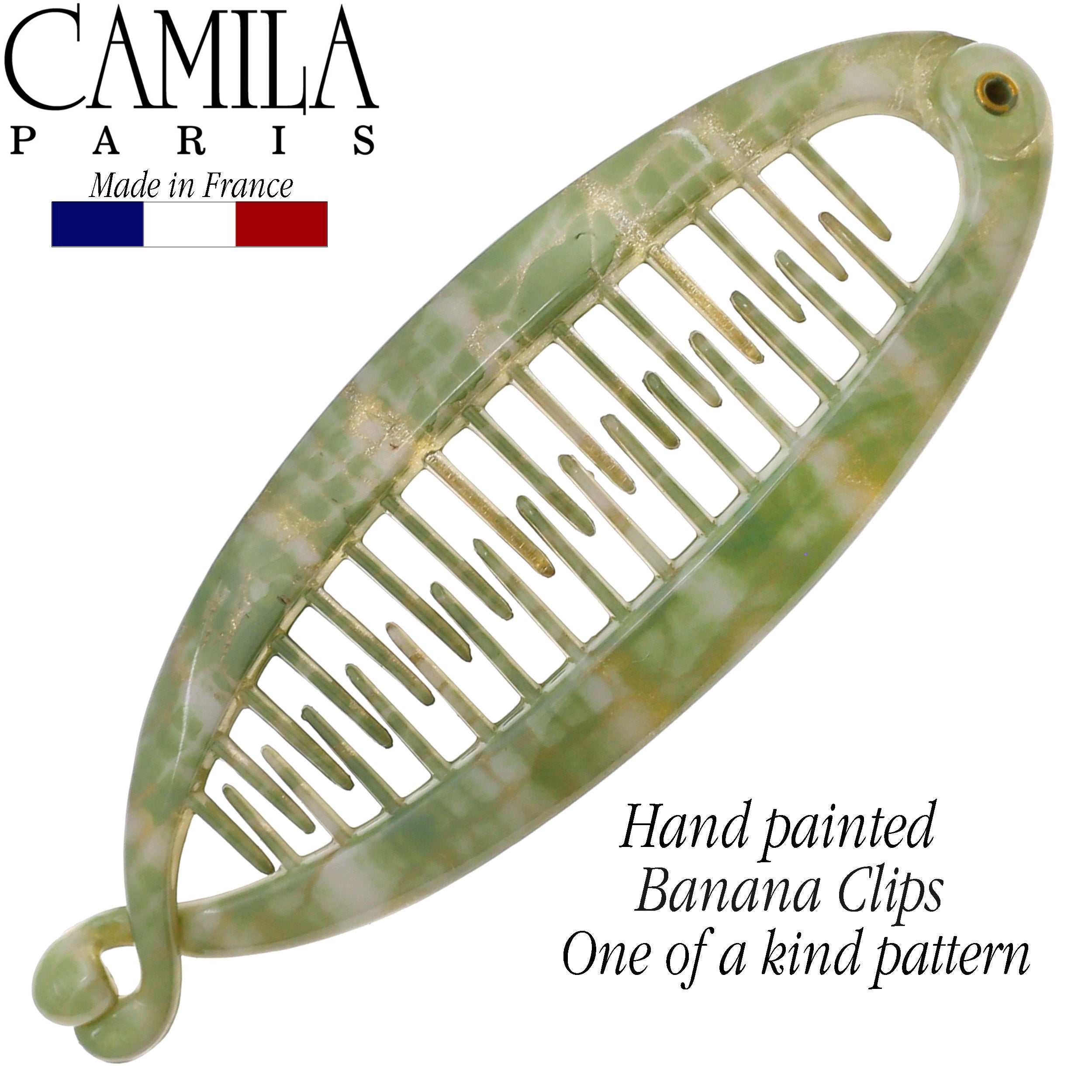 Camila Paris French banana clip cellulose acetate