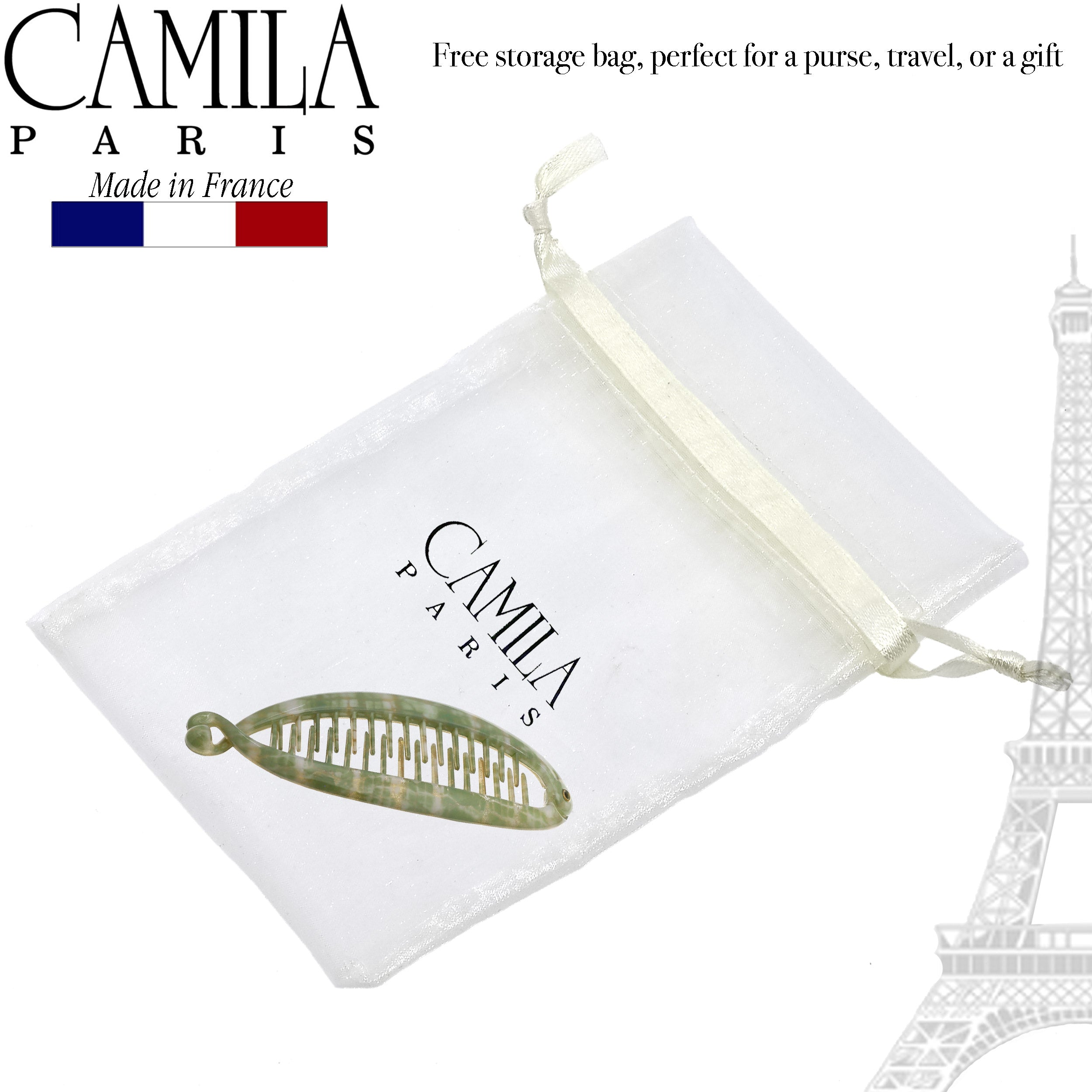 Camila Paris French banana clip cellulose acetate