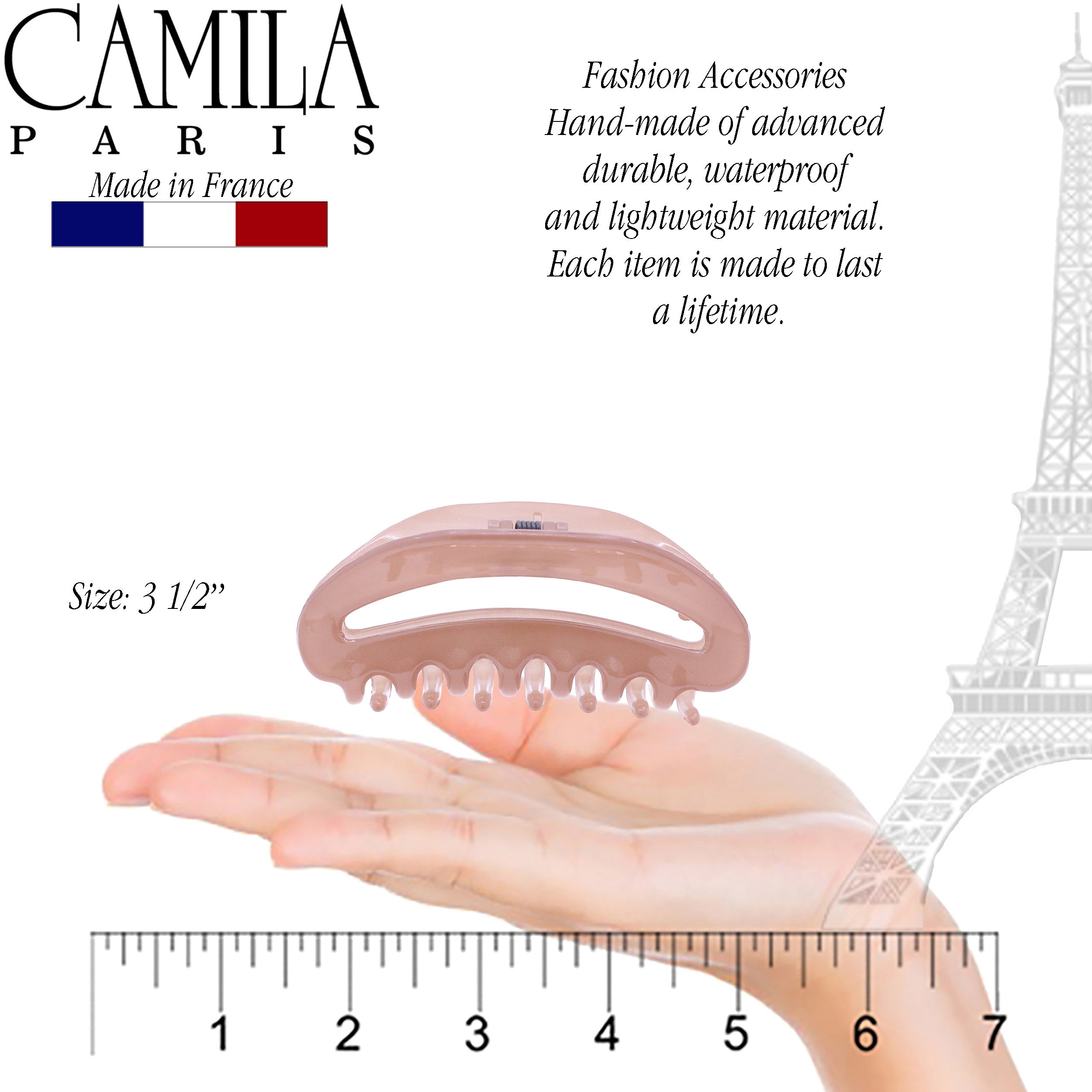 Camila Paris French hair clip cellulose acetate