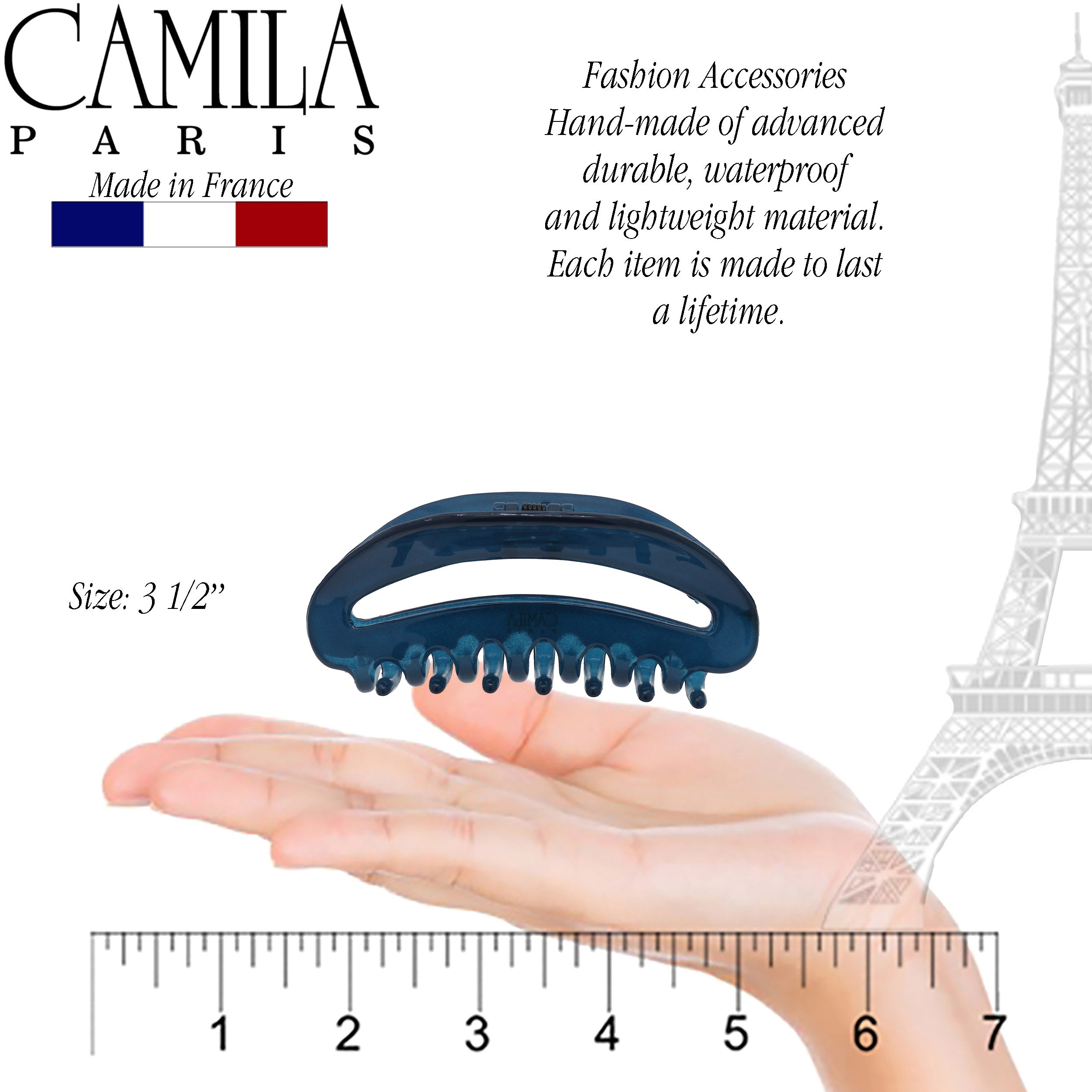 Camila Paris French hair clip cellulose acetate