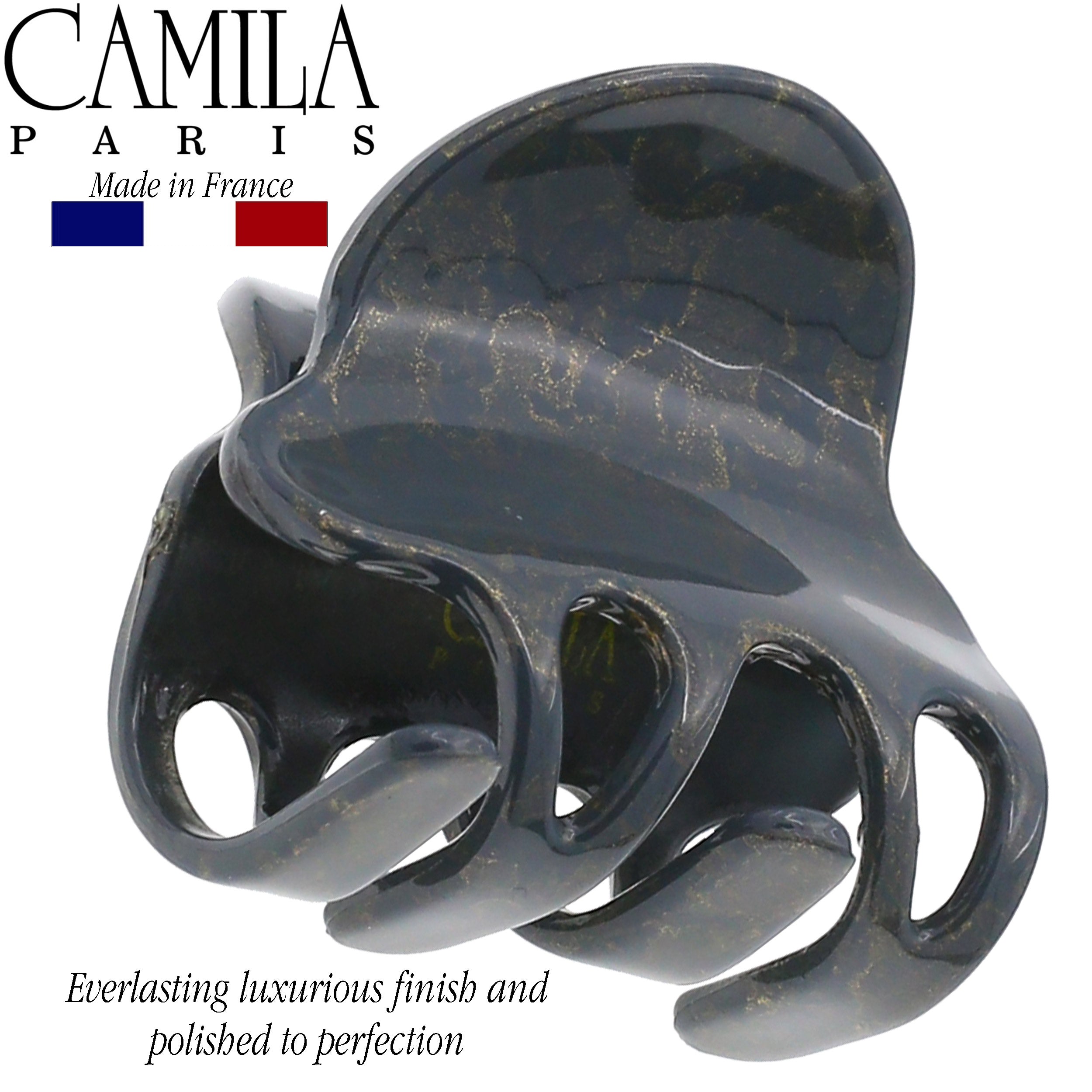 Camila Paris Mint French hair clip cellulose acetate