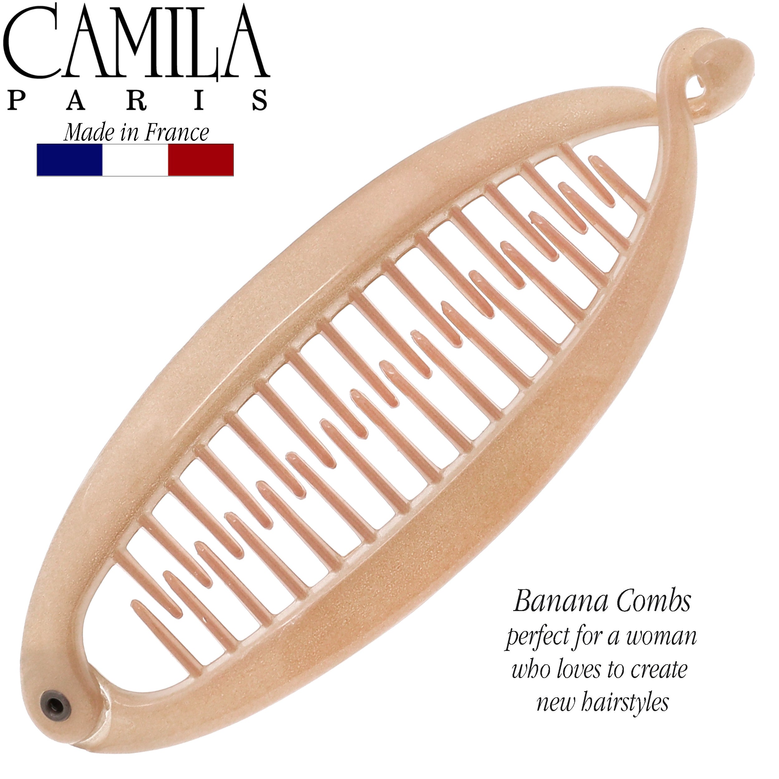 Camila Paris French banana clip cellulose acetate