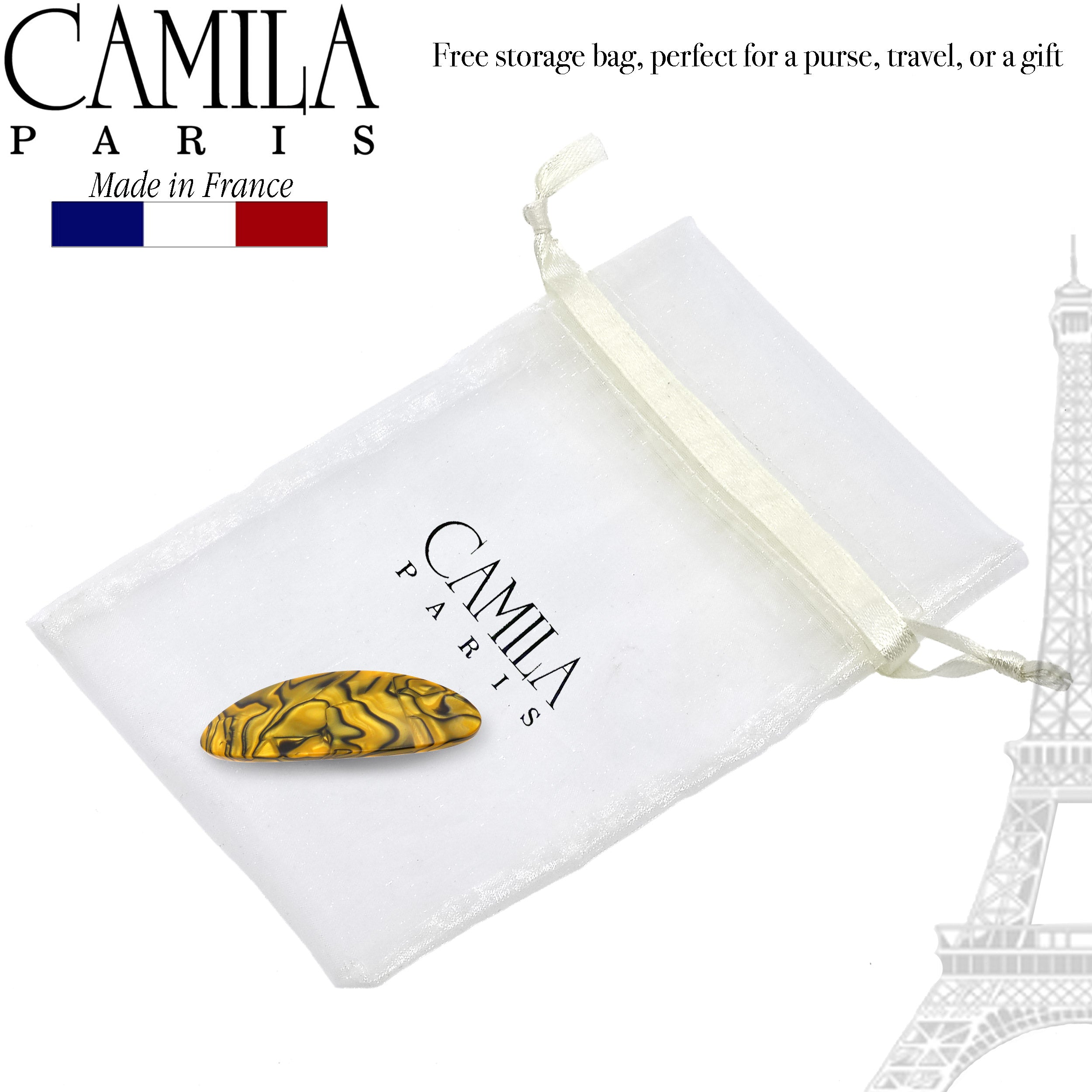 Camila Paris French barrette cellulose acetate handmade