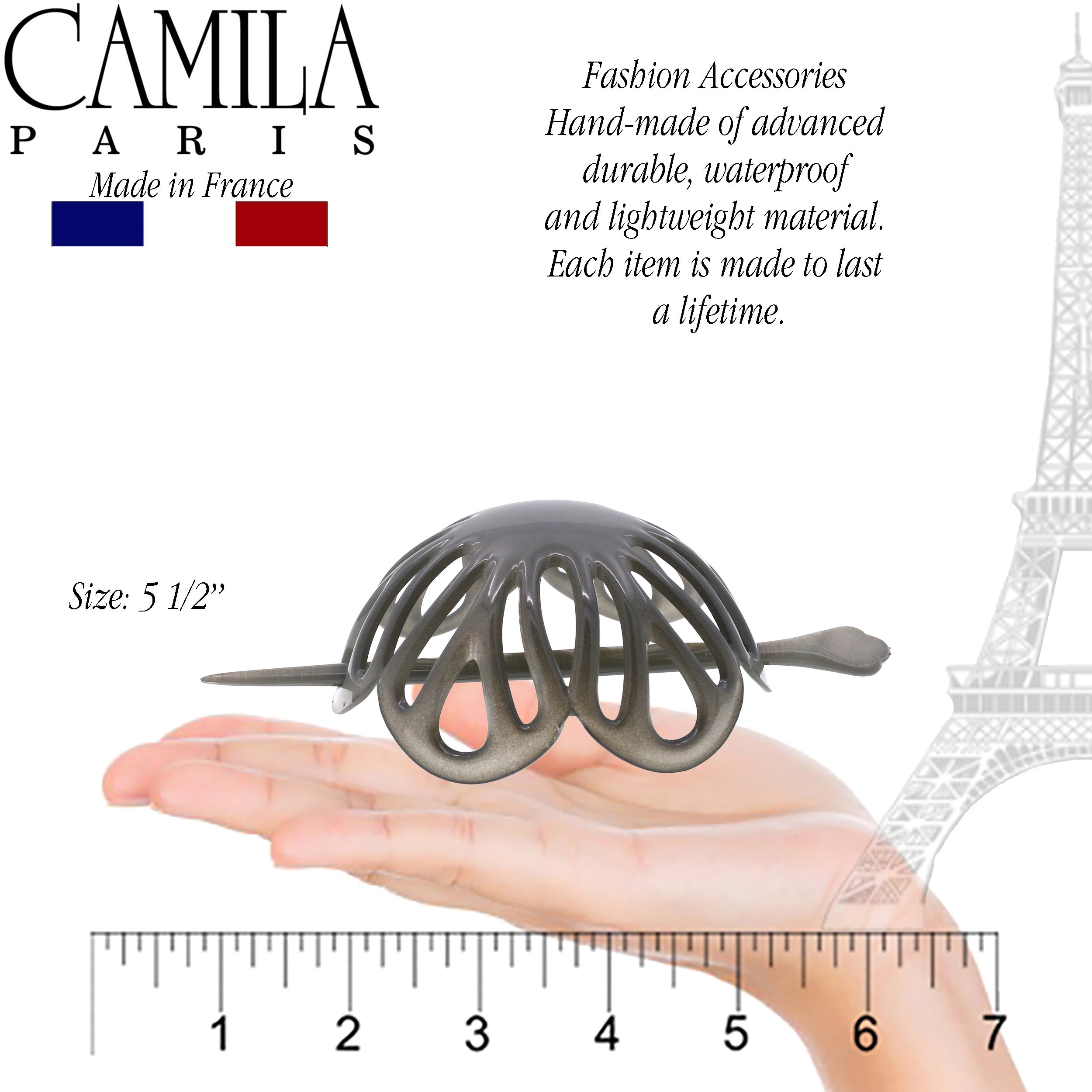 Camila Paris French bun holder cellulose acetate