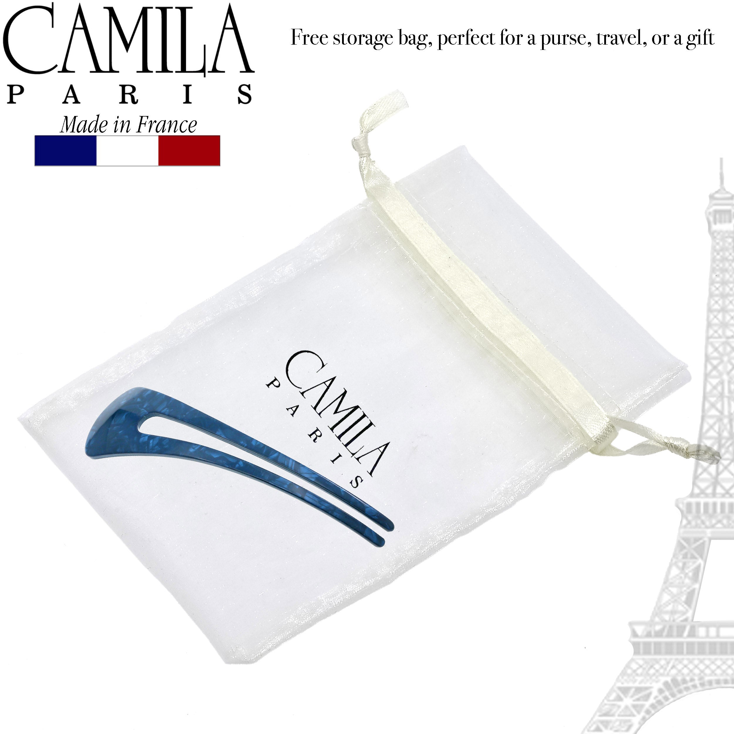 Camila Paris Wishbone French hair stick cellulose acetate