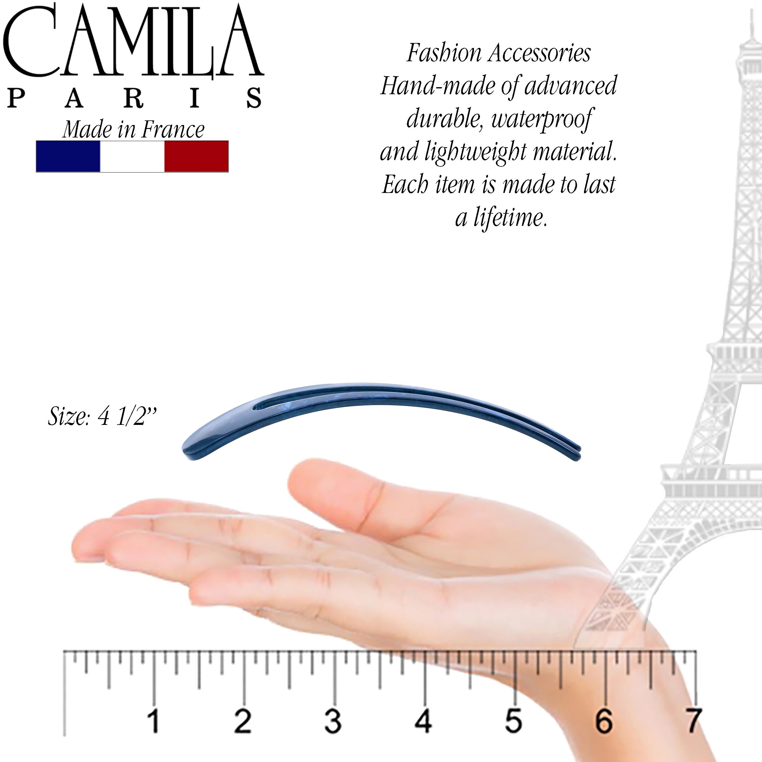 Camila Paris Wishbone French hair stick cellulose acetate