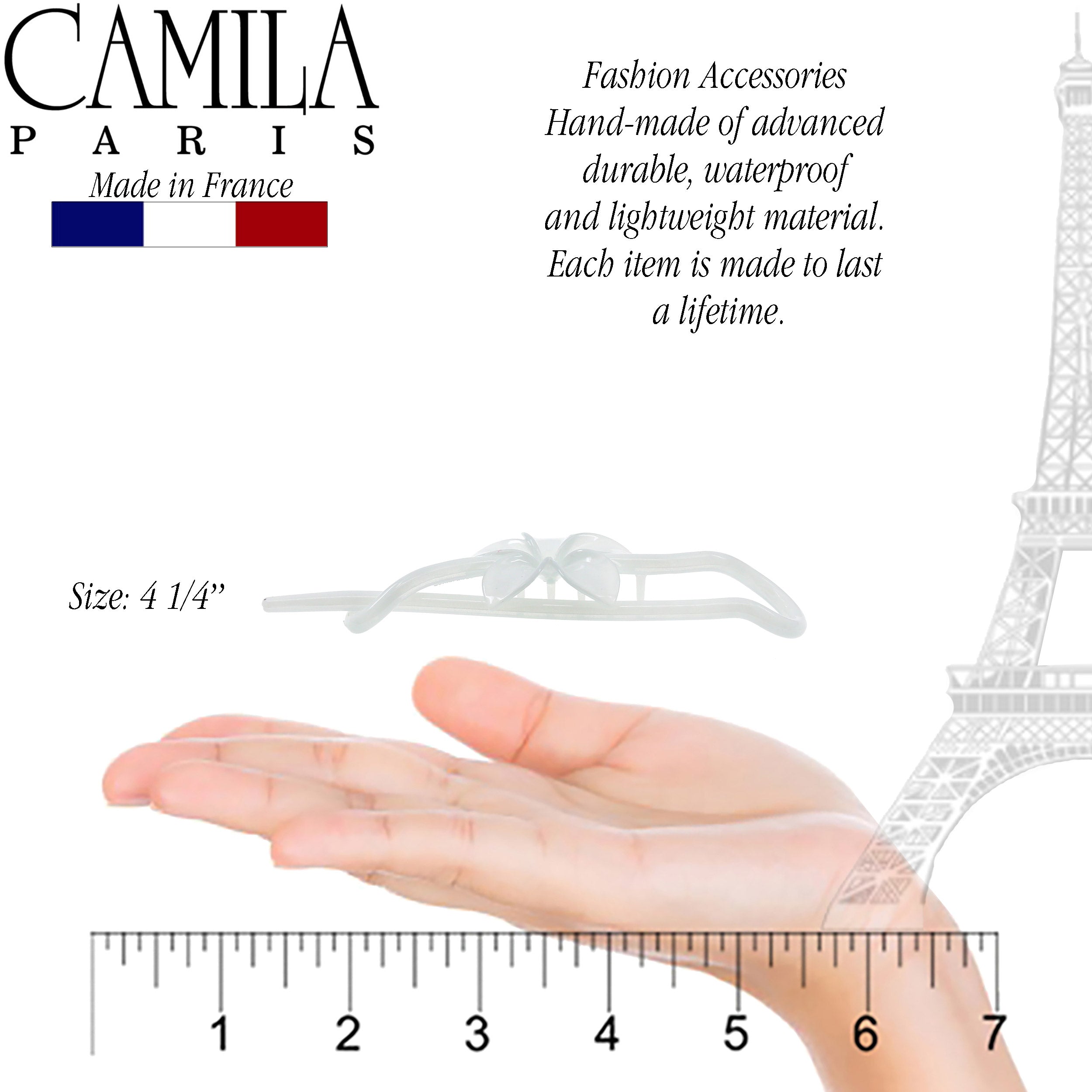 Camila Paris Flow French hair stick cellulose acetate