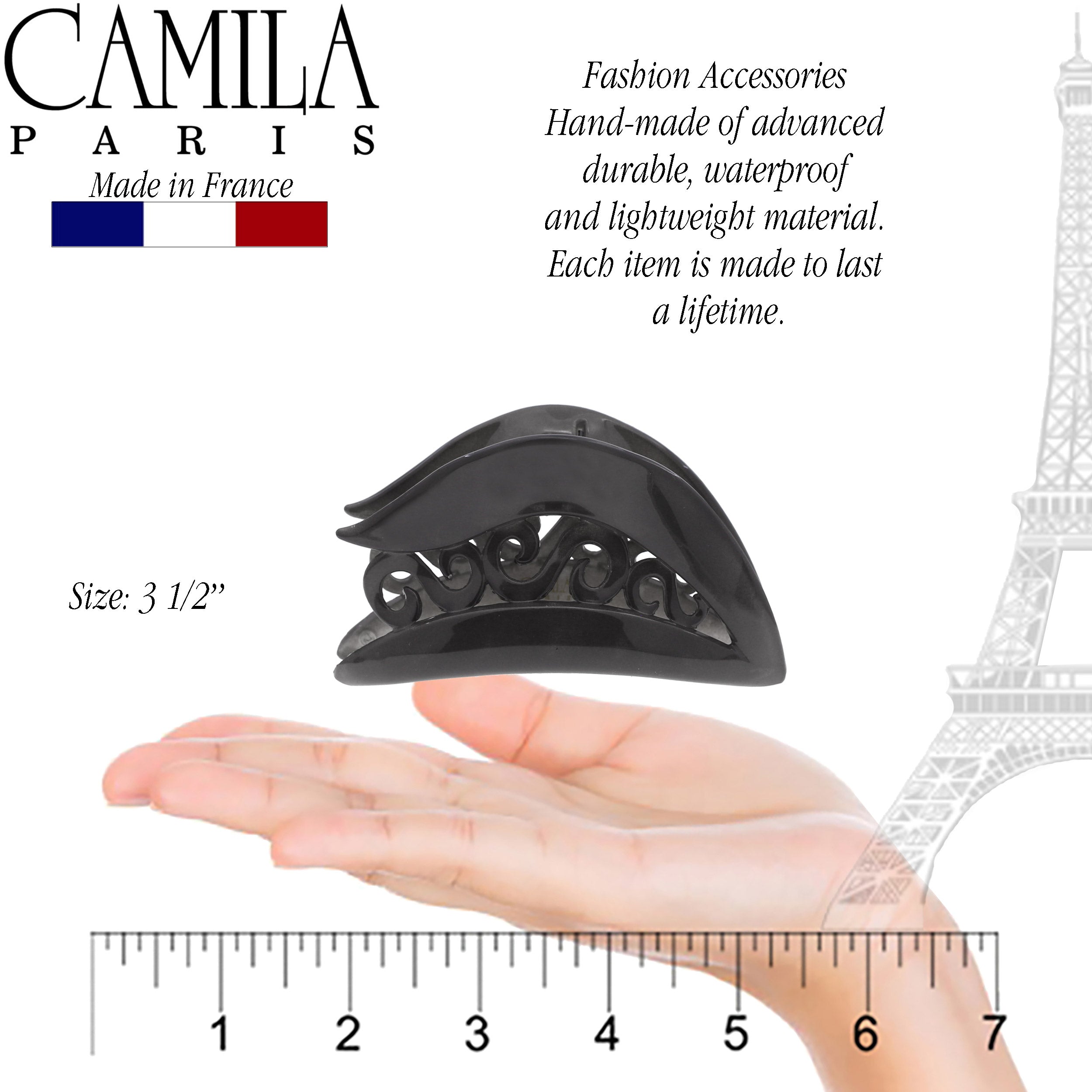 Camila Paris French hair clip cellulose acetate