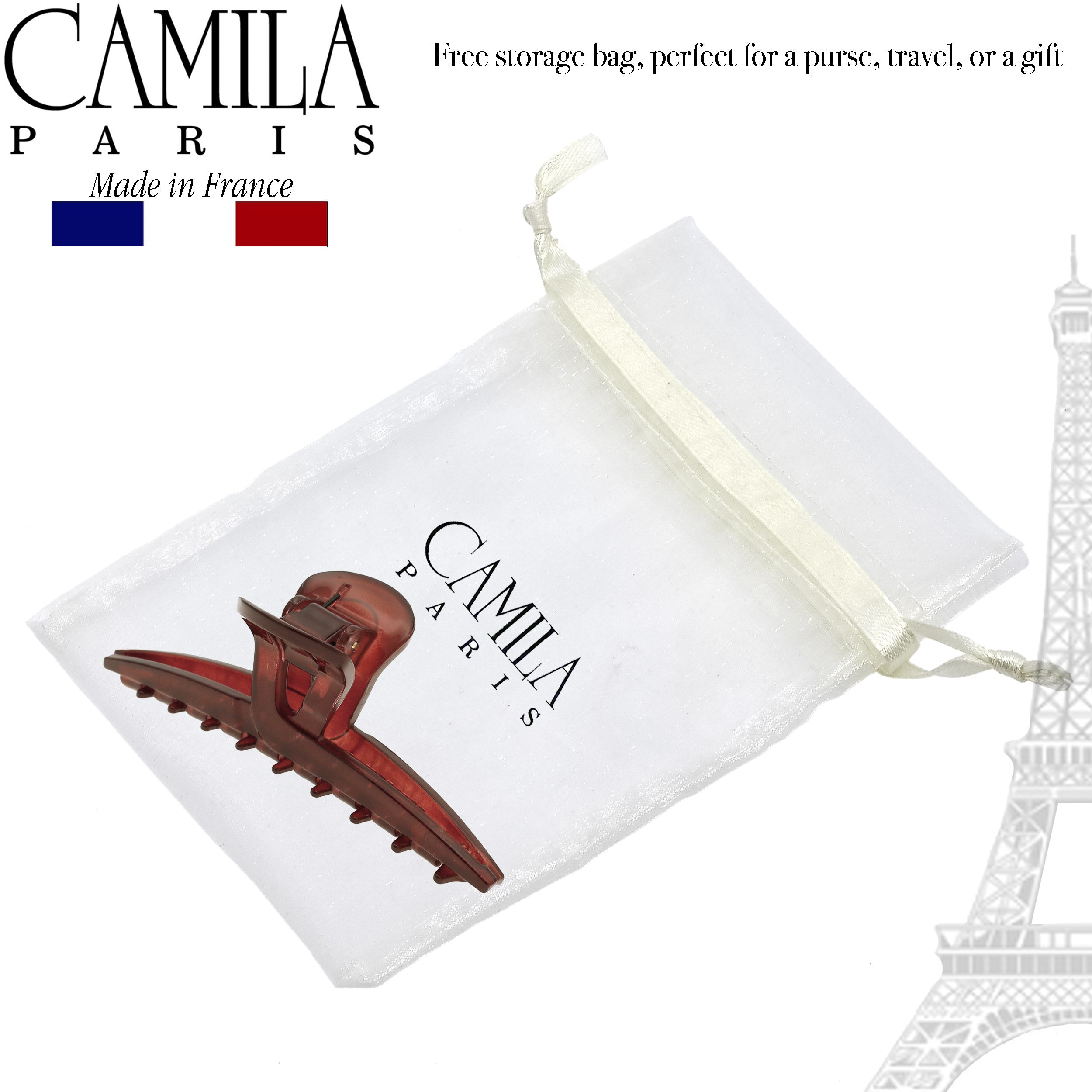 Camila Paris French hair clip cellulose acetate