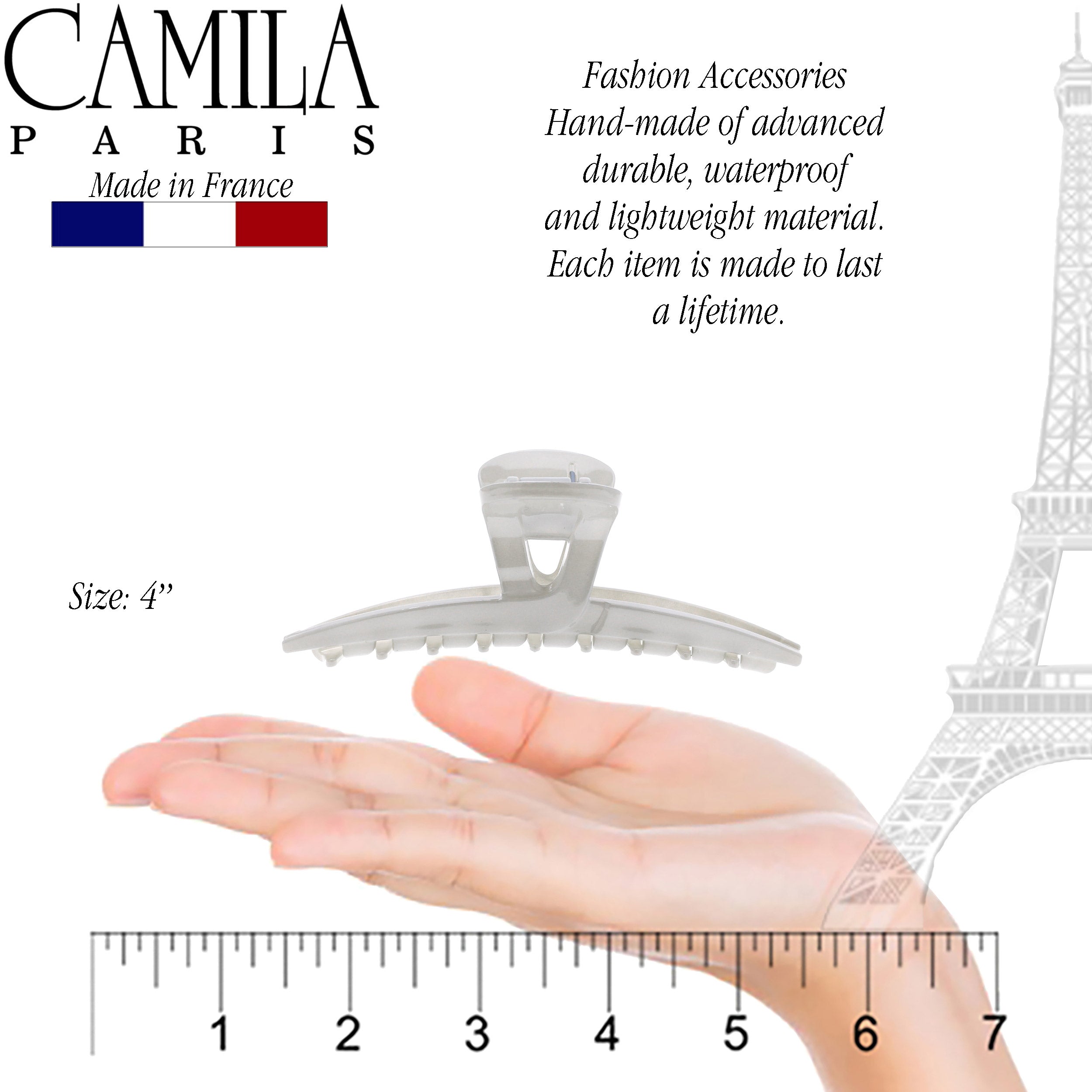 Camila Paris French hair clip cellulose acetate